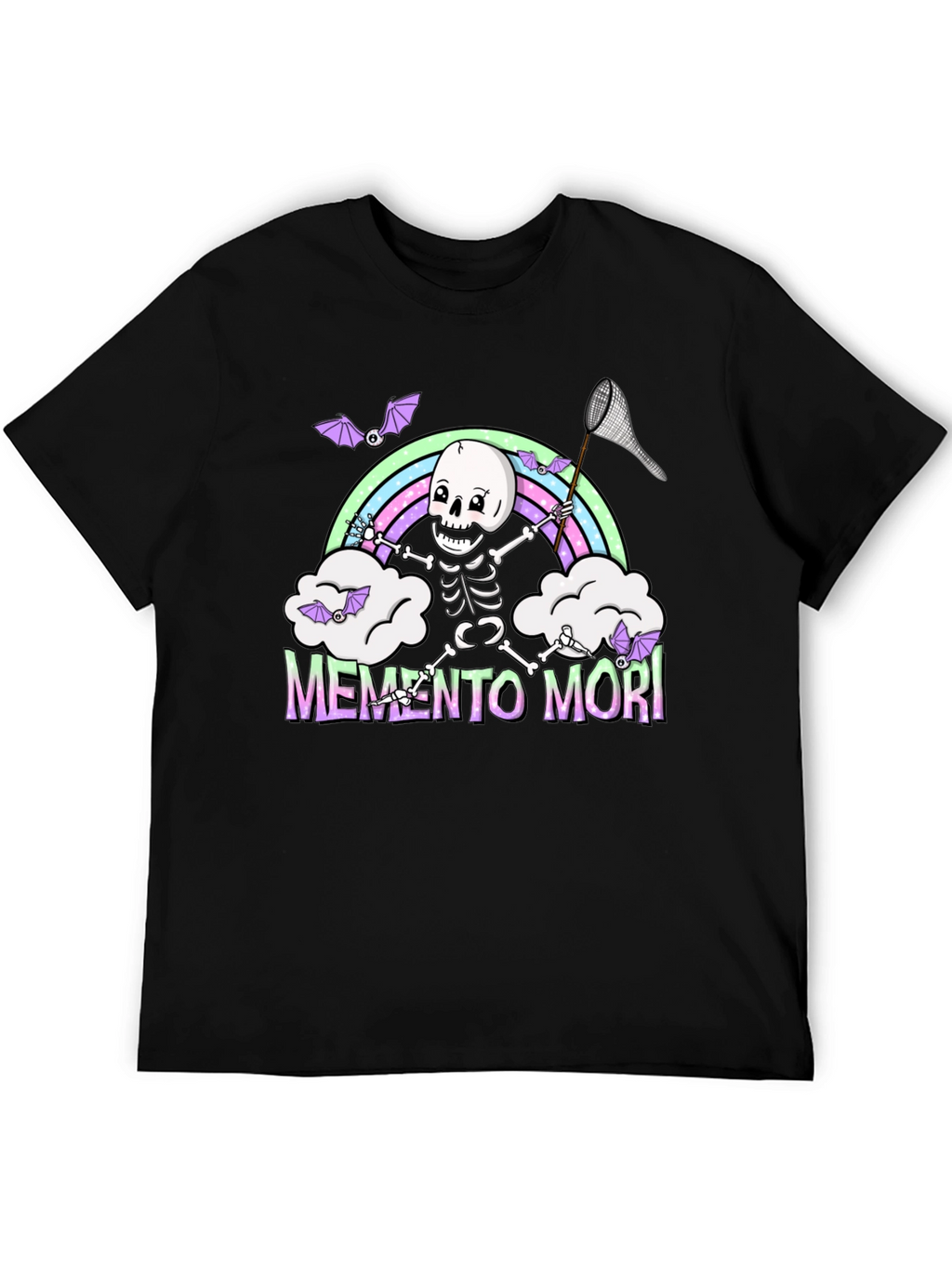 Memento Mori Skeleton Rainbow T-Shirt