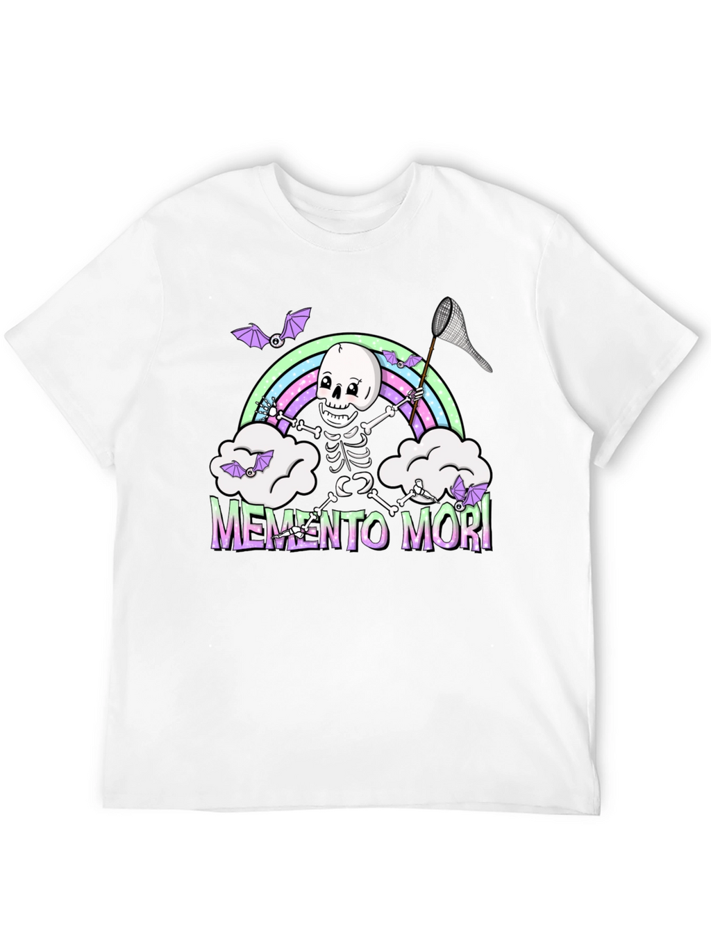 Memento Mori Skeleton Rainbow T-Shirt
