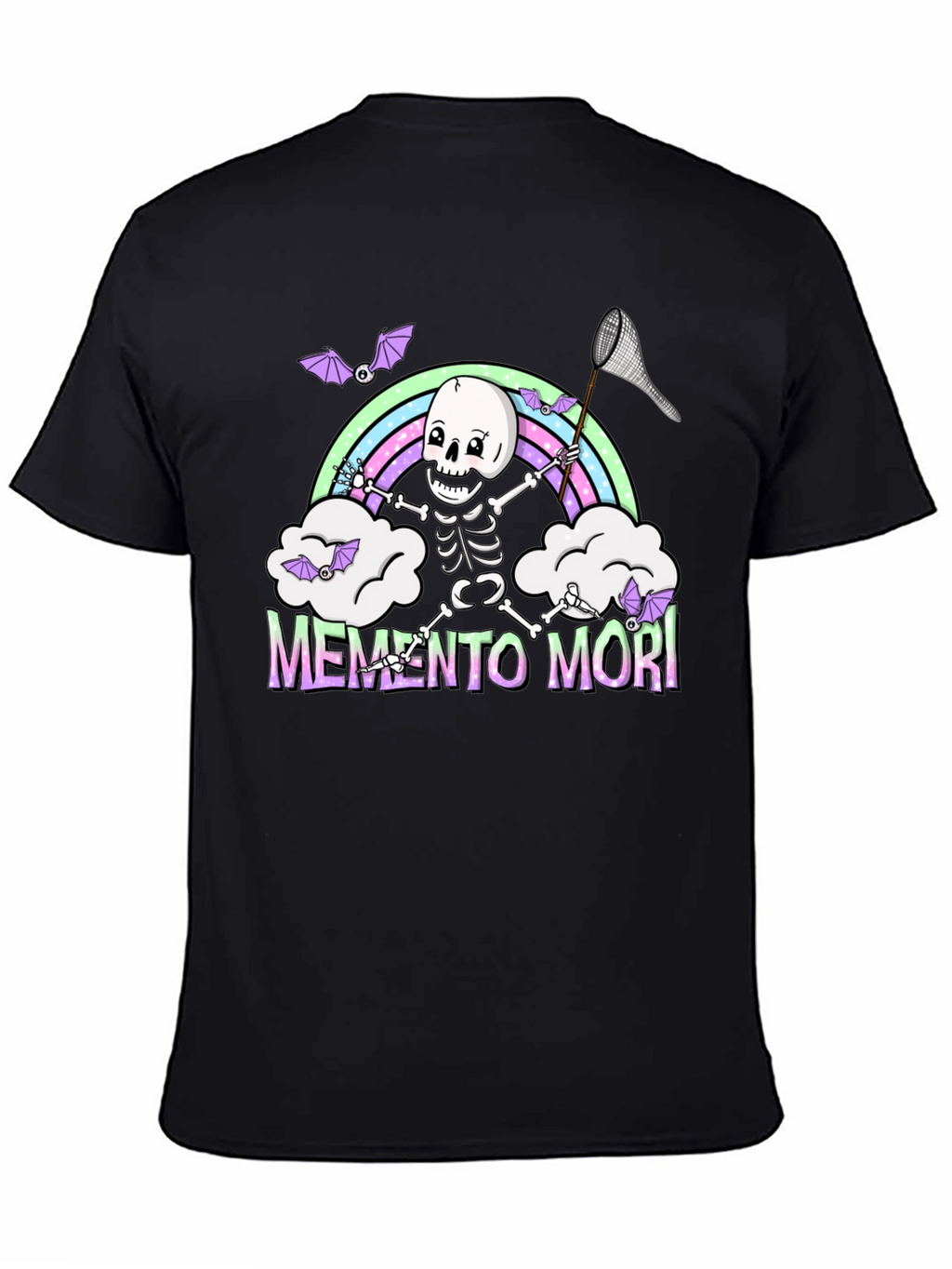 Memento Mori Skeleton Rainbow T-Shirt
