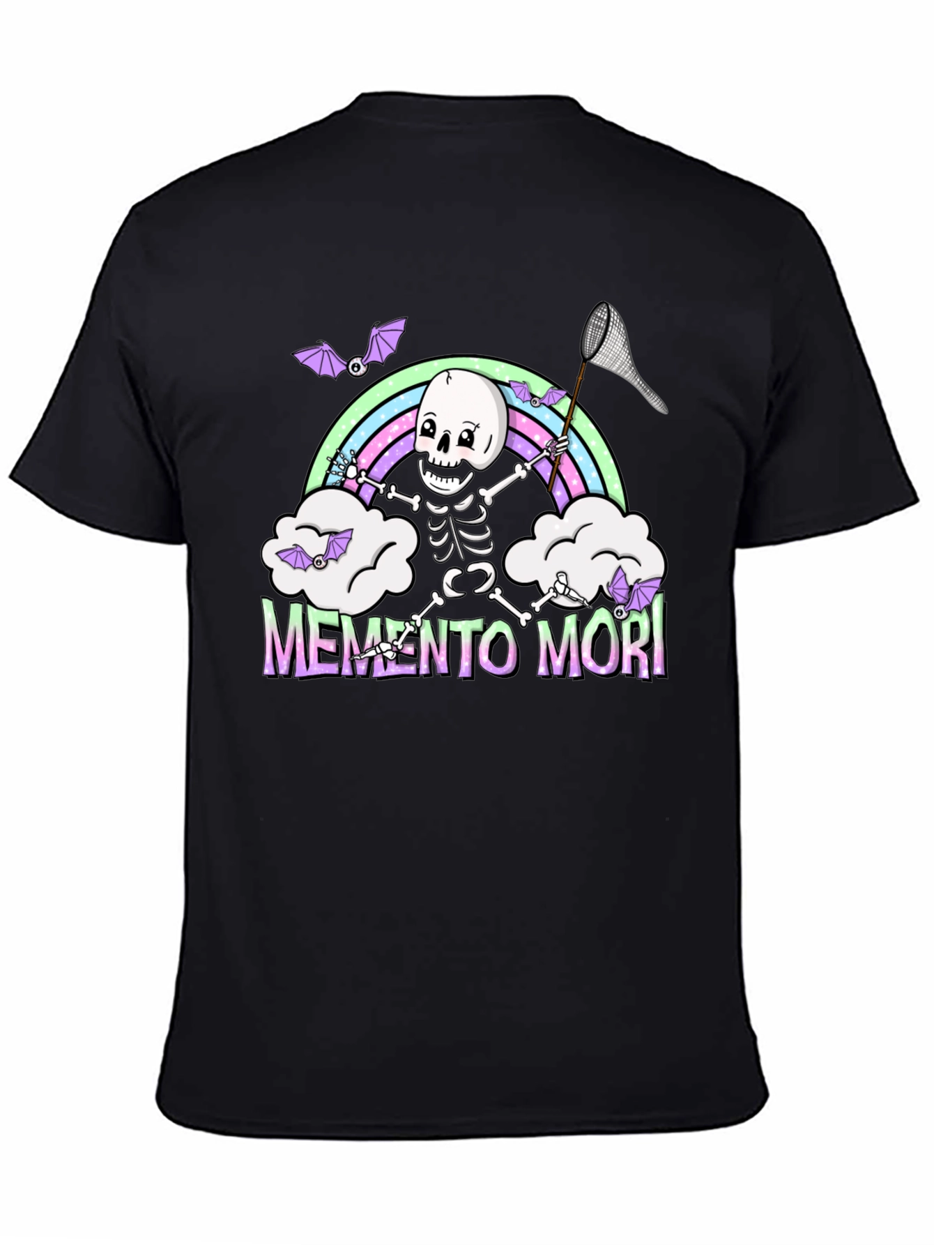 Memento Mori Skeleton Rainbow T-Shirt