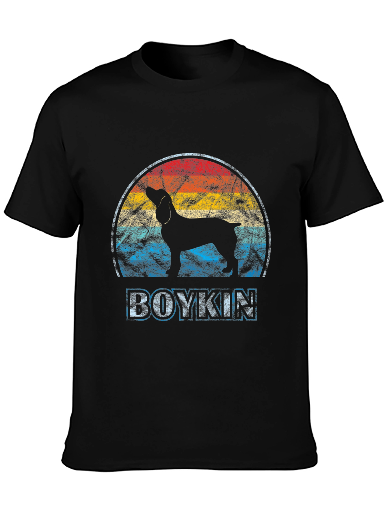 Boykin Spaniel Sunset T-Shirt – Vintage Dog Lover Graphic Tee