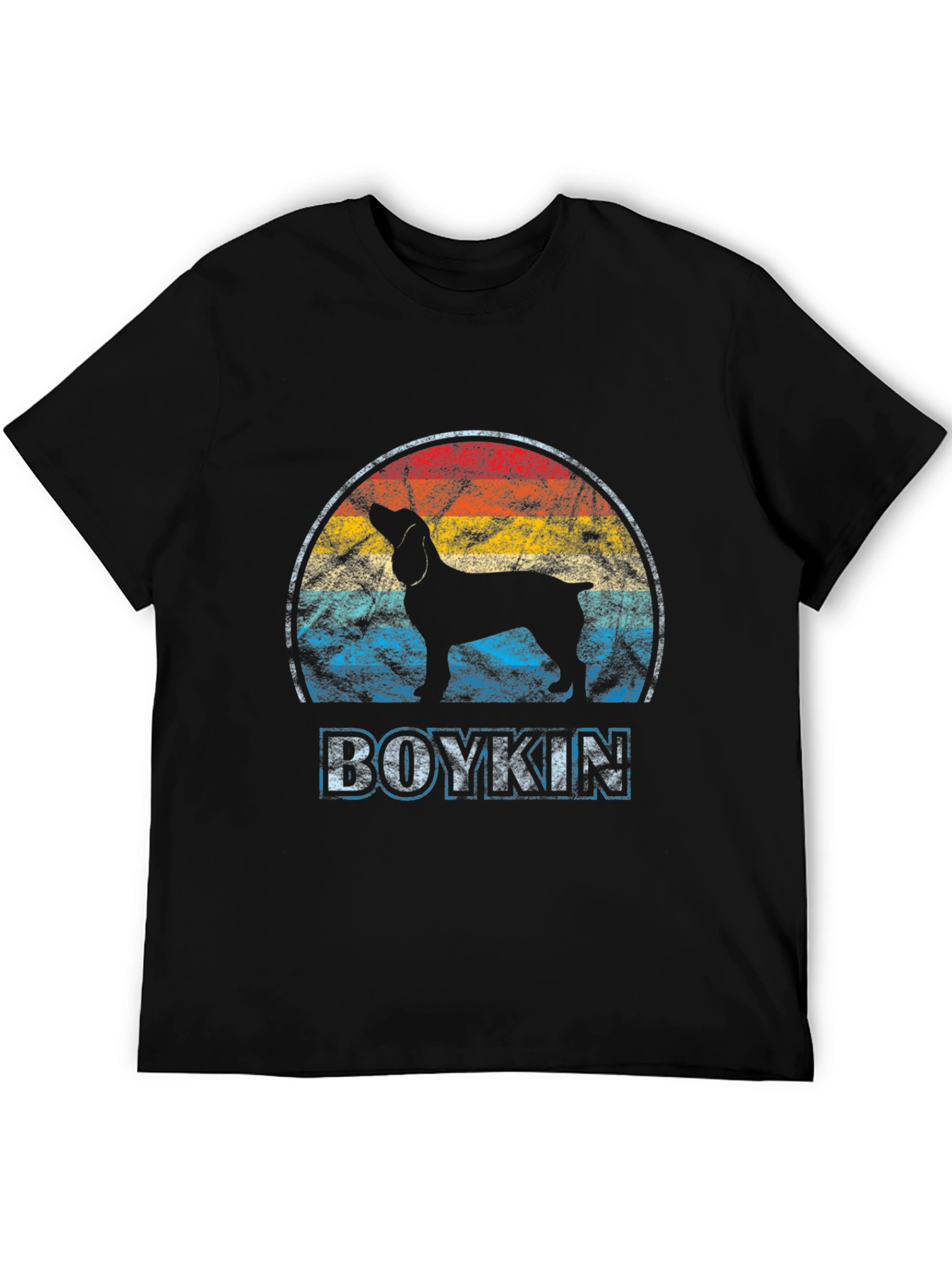 Boykin Spaniel Sunset T-Shirt – Vintage Dog Lover Graphic Tee