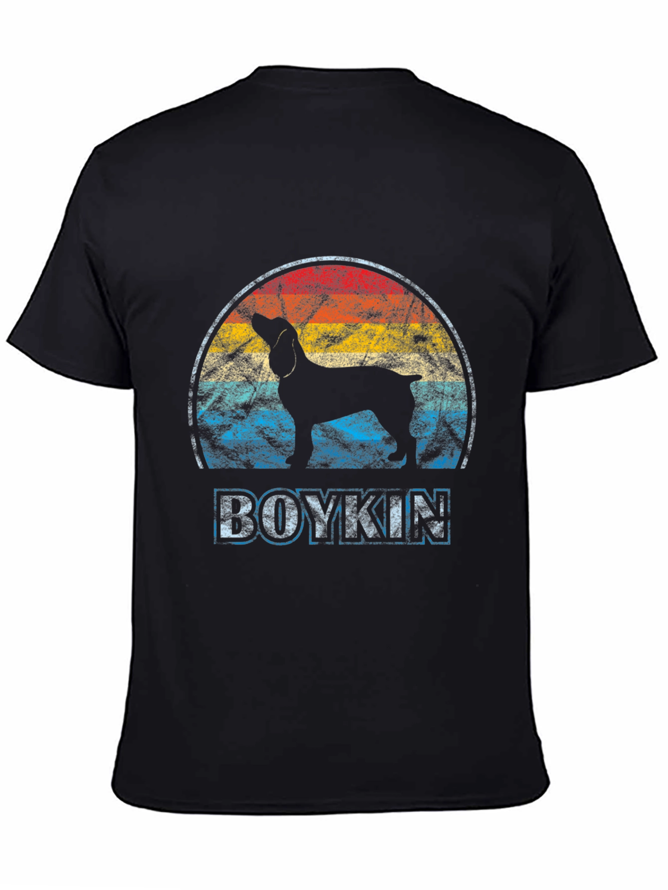 Boykin Spaniel Sunset T-Shirt – Vintage Dog Lover Graphic Tee