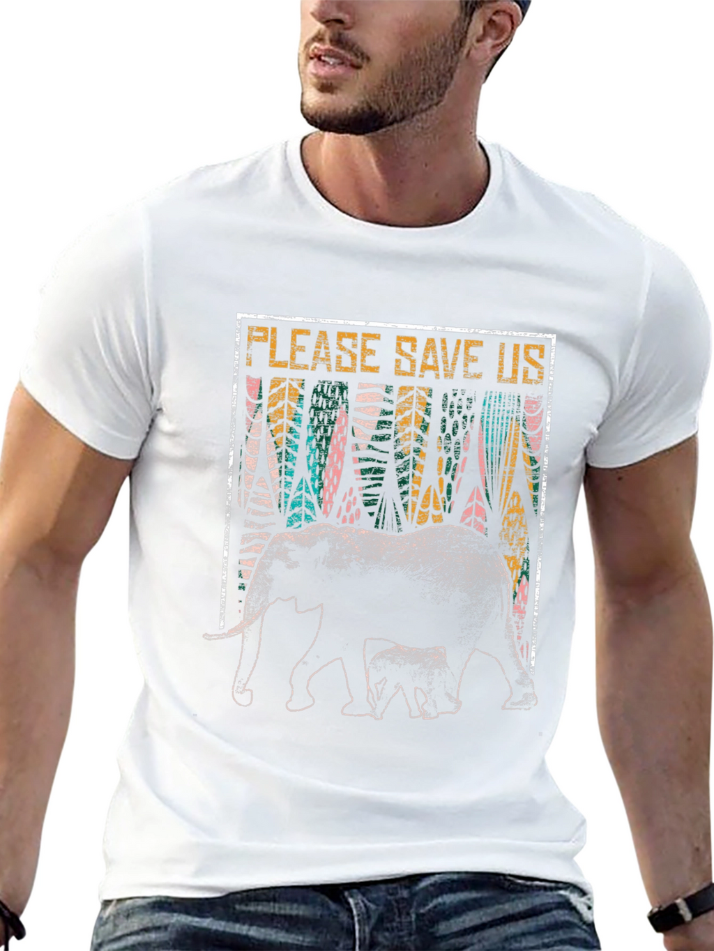 Save the Elephants Graphic T-Shirt