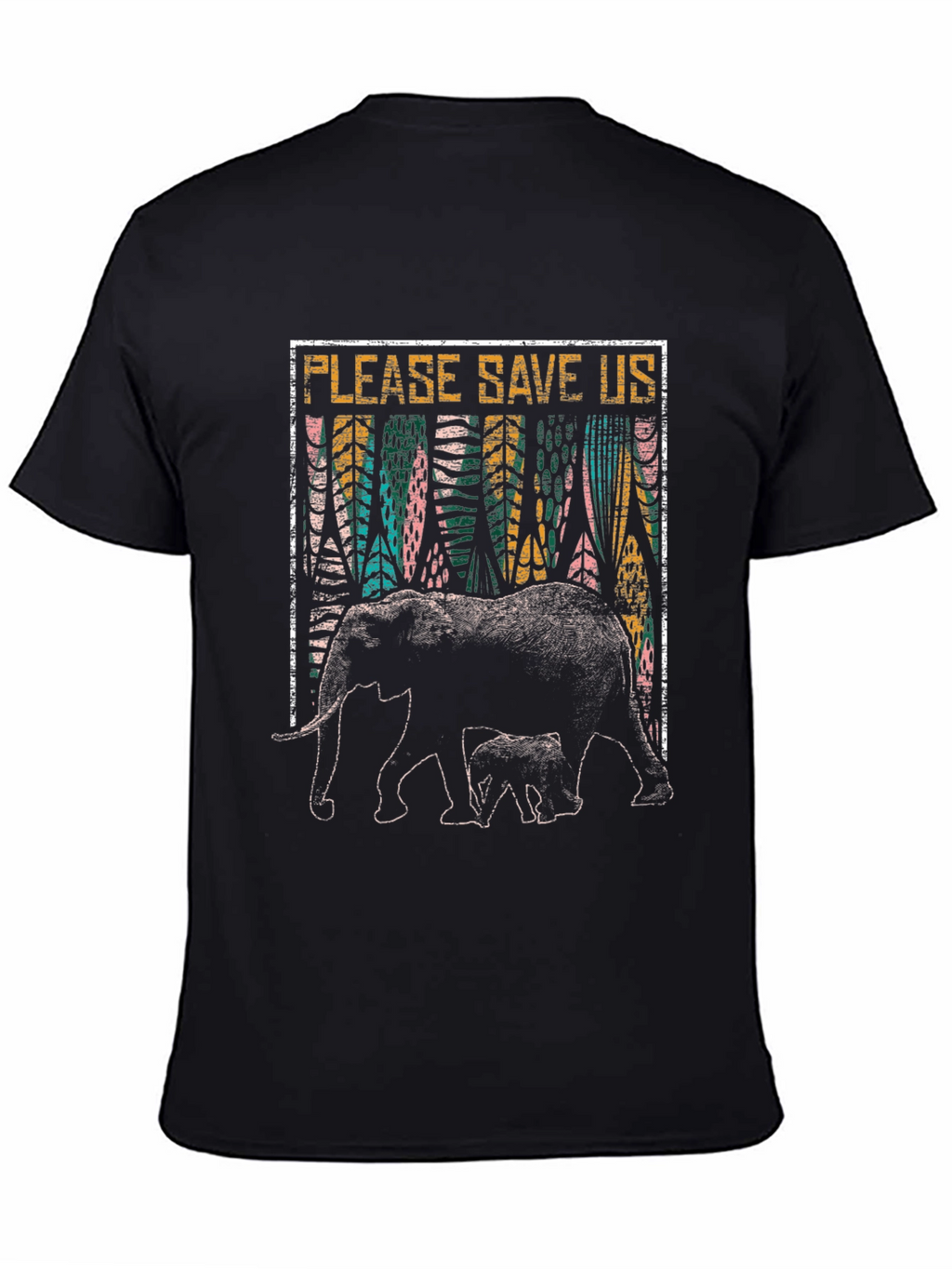 Save the Elephants Graphic T-Shirt