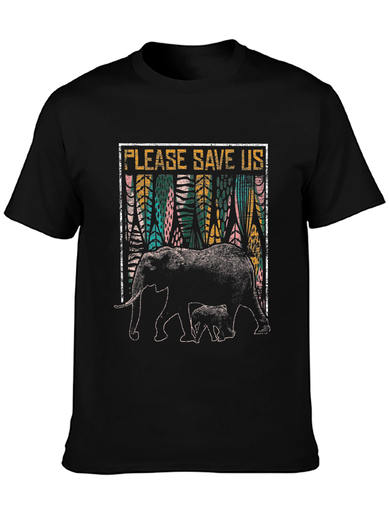 Save the Elephants Graphic T-Shirt