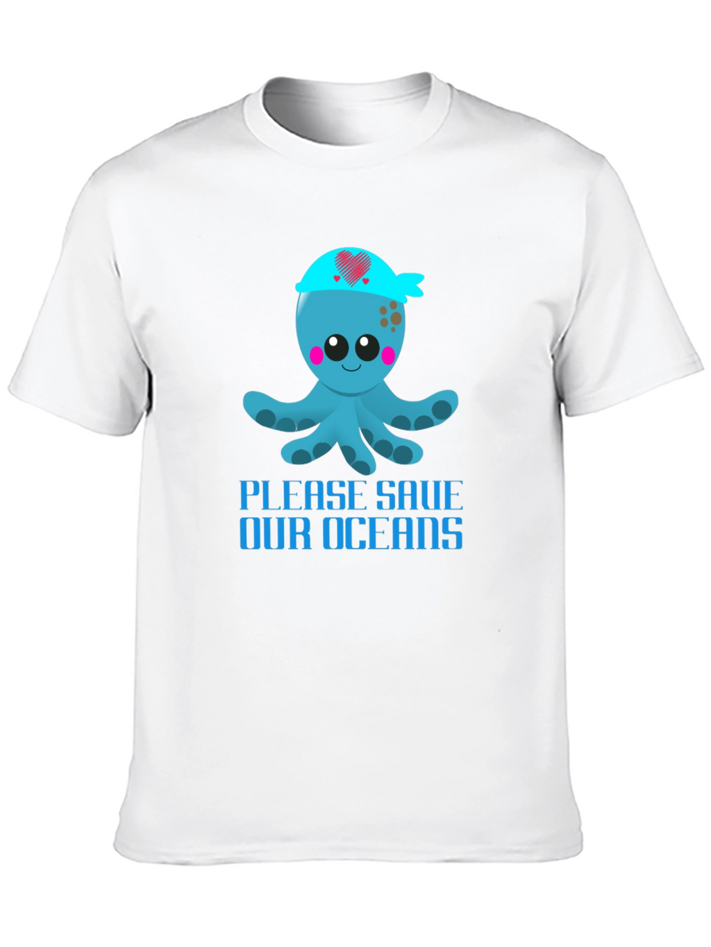Save Our Oceans Octopus Graphic T-Shirt