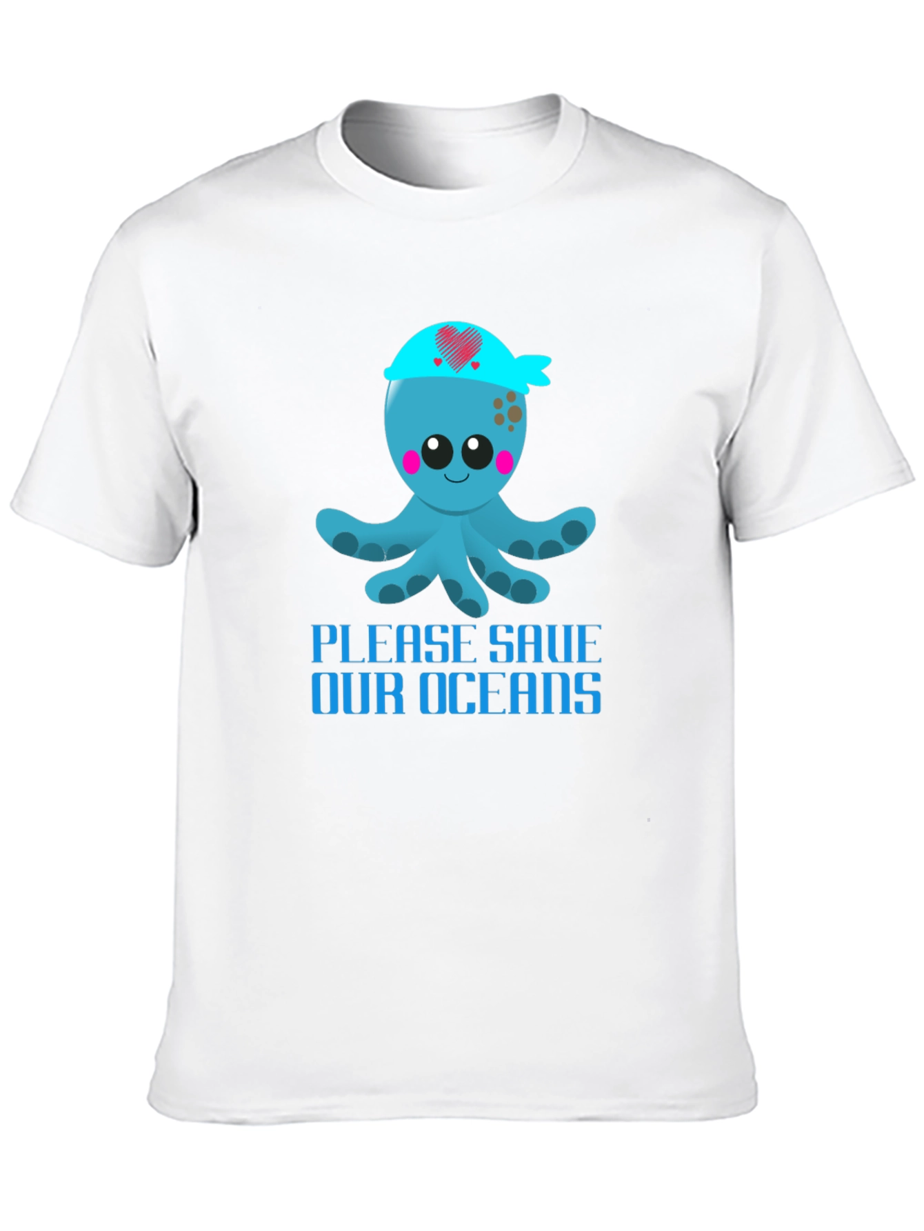 Save Our Oceans Octopus Graphic T-Shirt