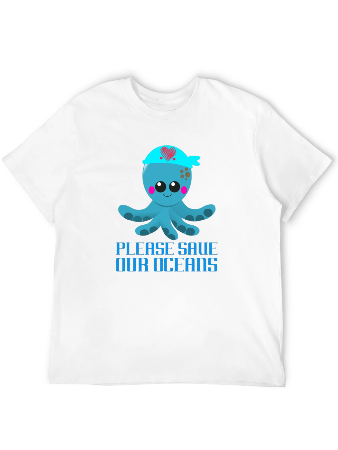 Save Our Oceans Octopus Graphic T-Shirt