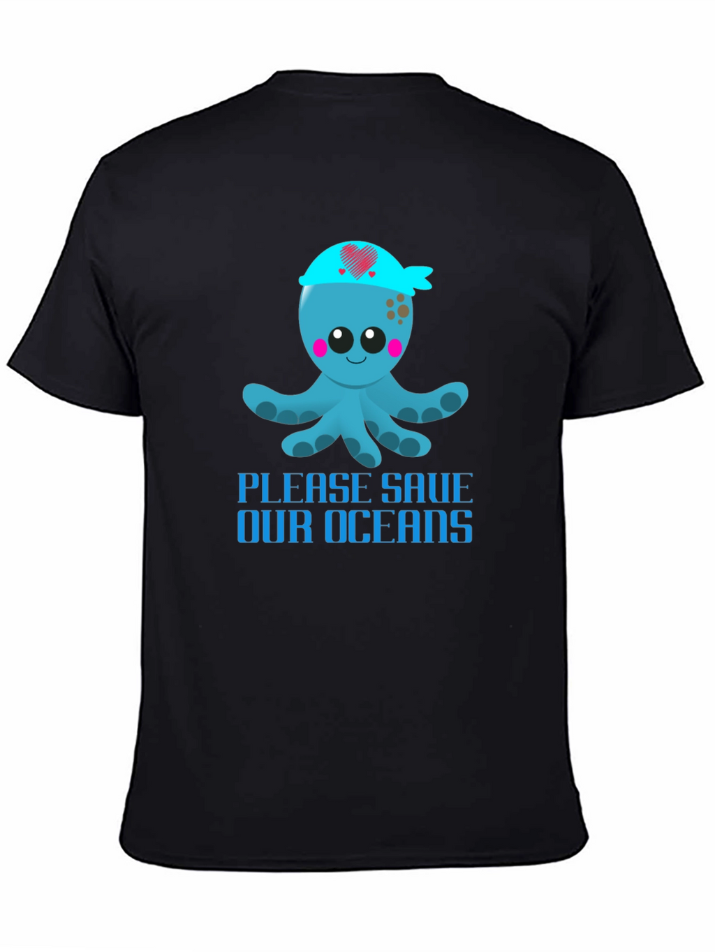 Save Our Oceans Octopus Graphic T-Shirt