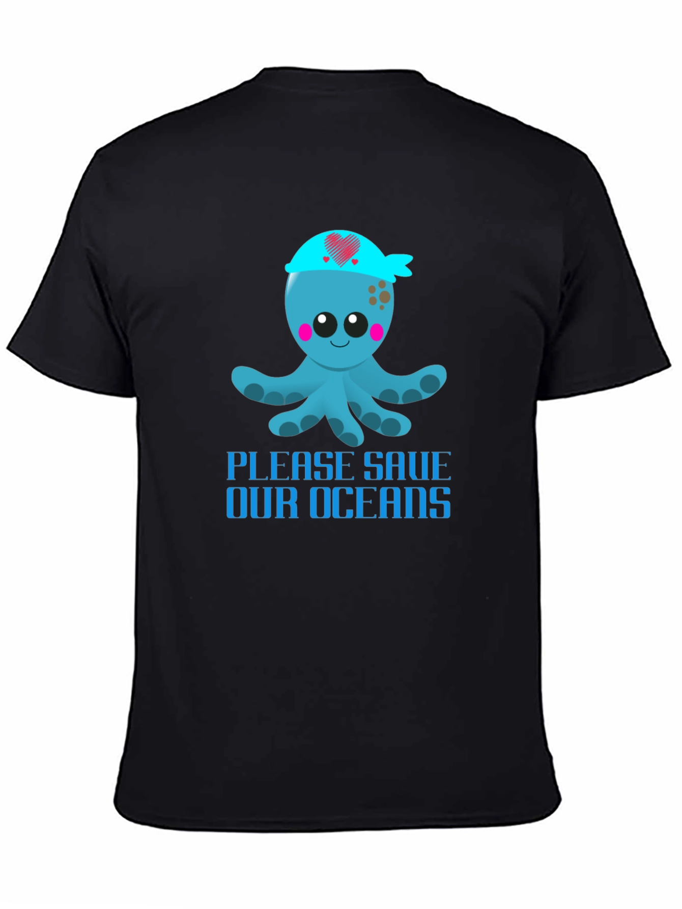 Save Our Oceans Octopus Graphic T-Shirt