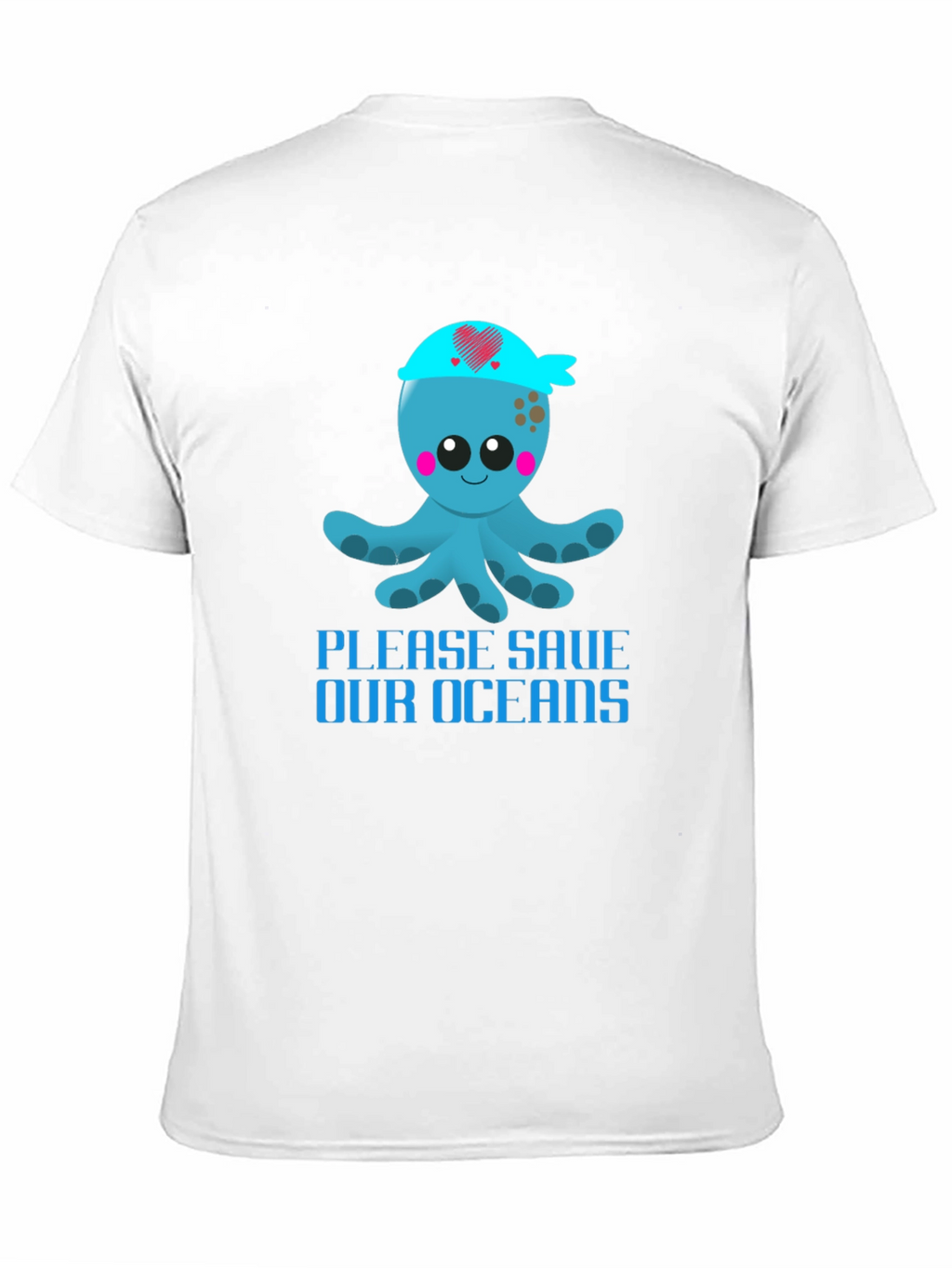 Save Our Oceans Octopus Graphic T-Shirt