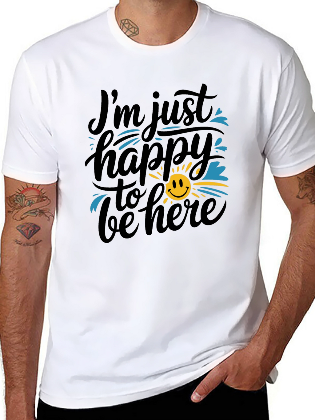 Happy To Be Here Graphic T-Shirt