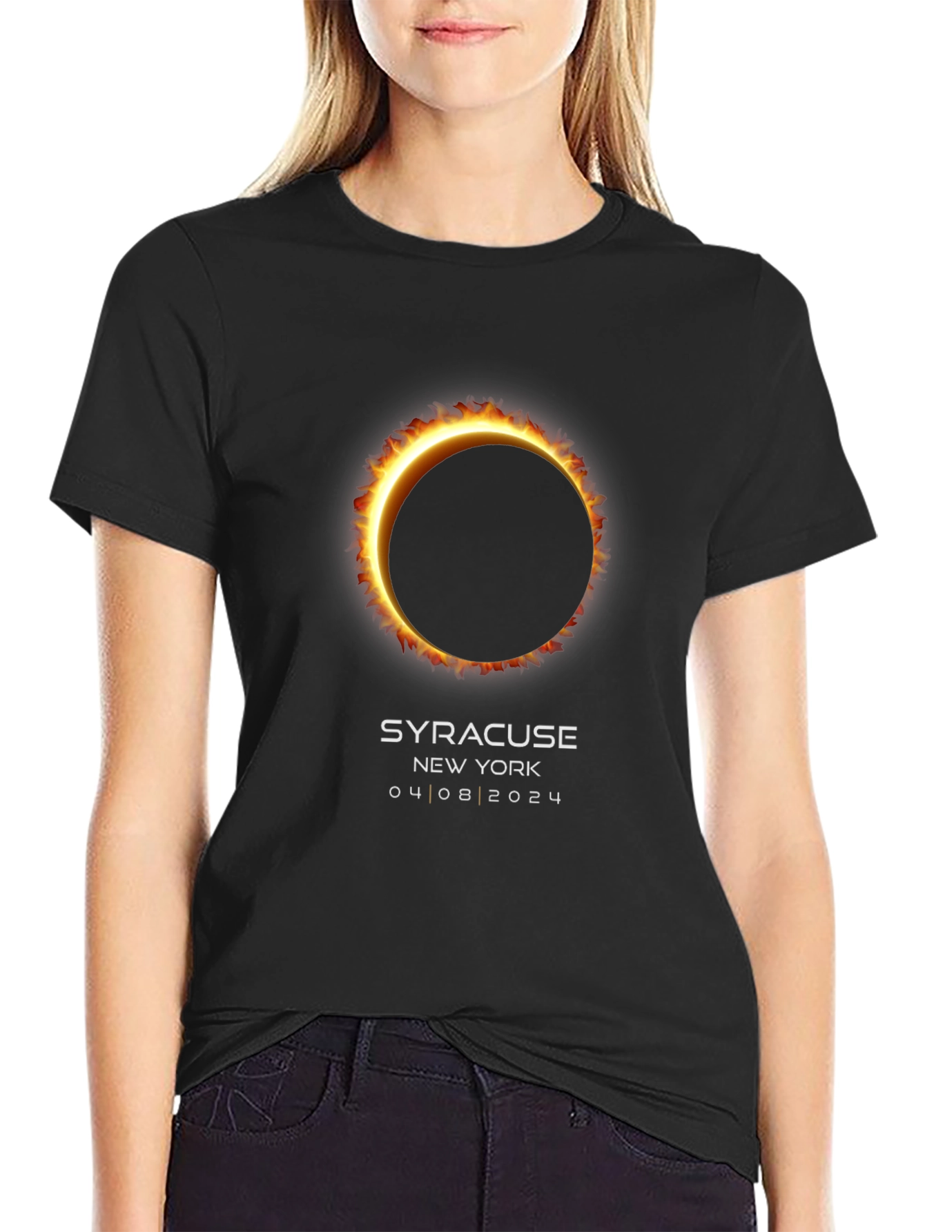 Syracuse NY 2024 Eclipse T-Shirt