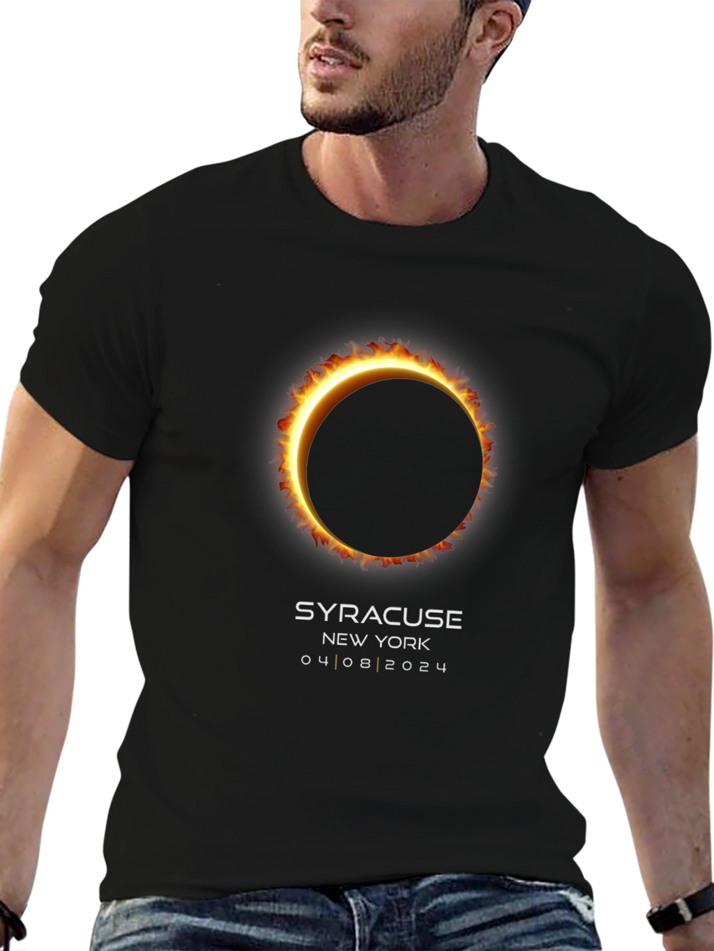 Syracuse NY 2024 Eclipse T-Shirt