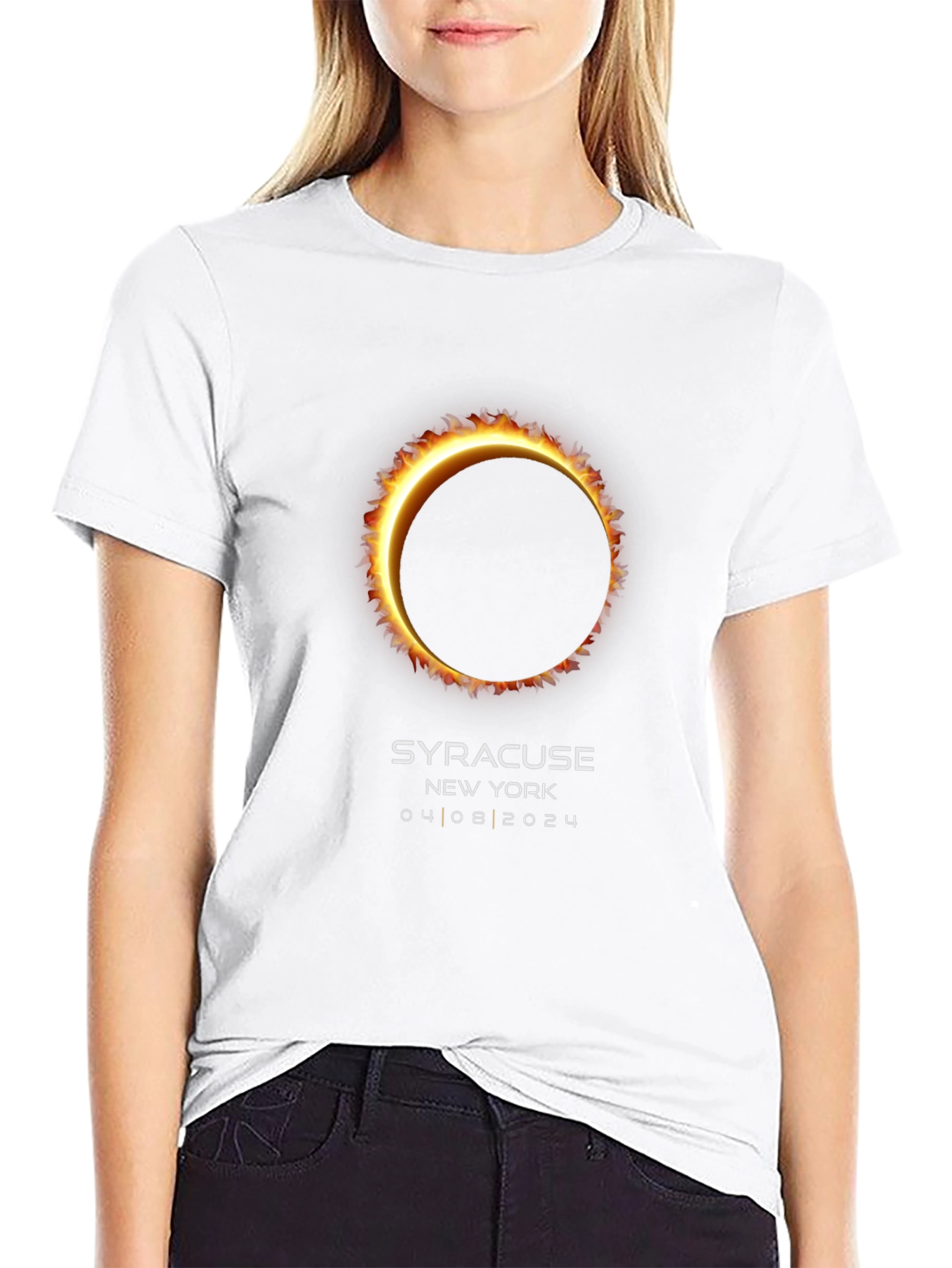 Syracuse NY 2024 Eclipse T-Shirt