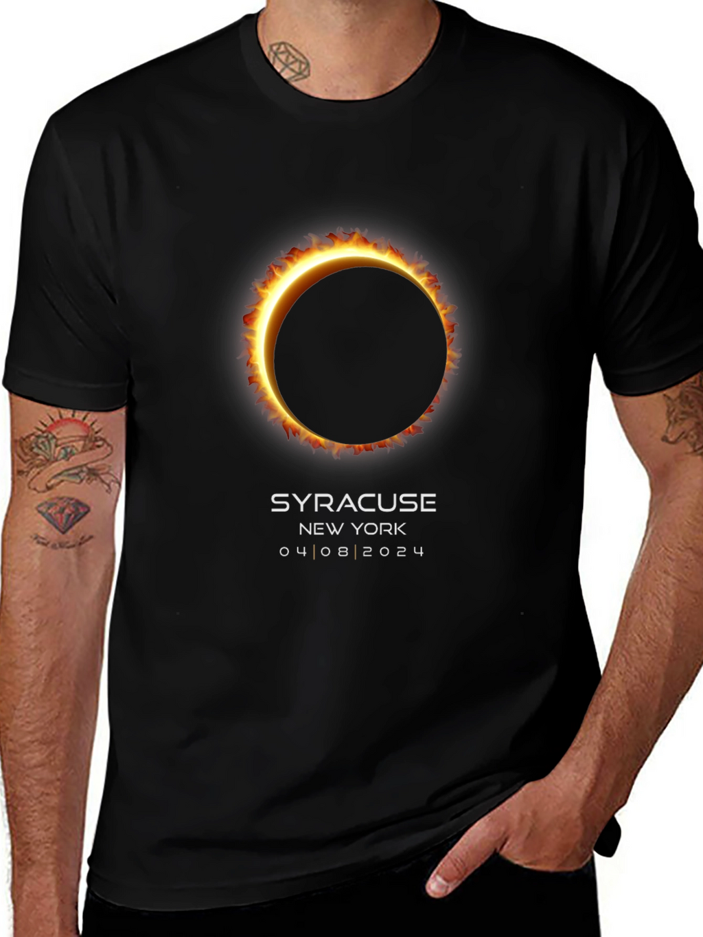 Syracuse NY 2024 Eclipse T-Shirt