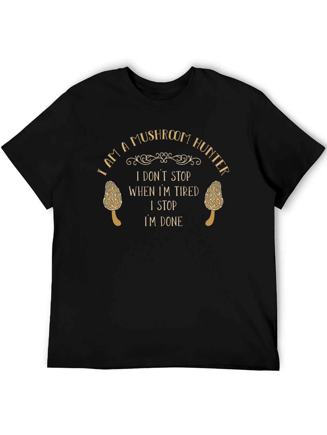 Mushroom Hunter Graphic T-Shirt