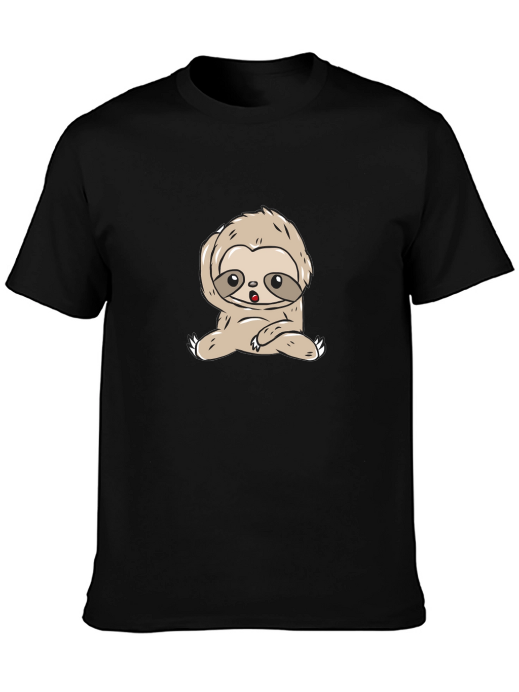 Cute Sloth Graphic T-Shirt - Relaxed Style