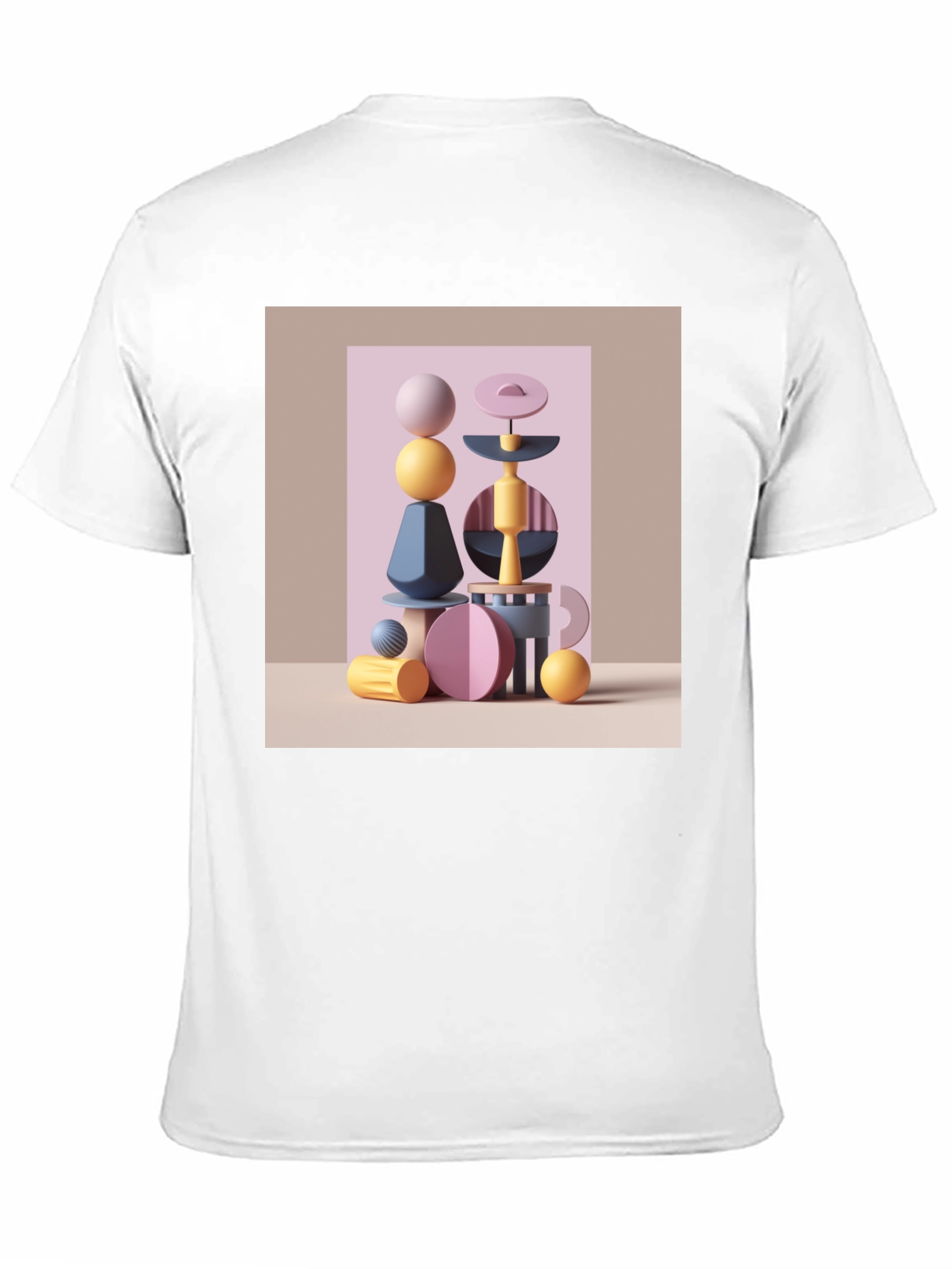 Abstract Shapes Graphic Tee - Modern Art Shirt