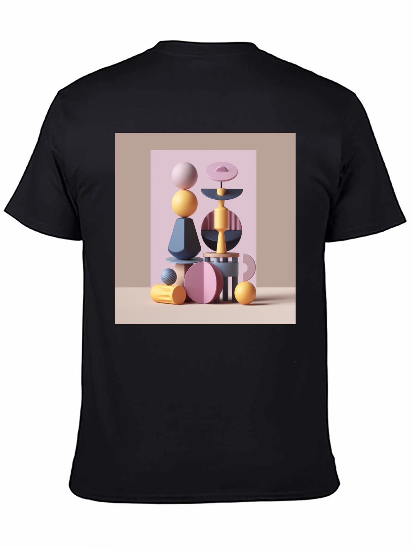 Abstract Shapes Graphic Tee - Modern Art Shirt