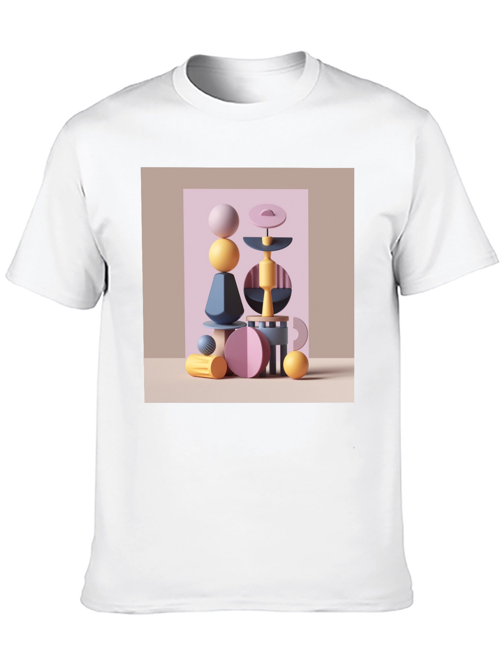 Abstract Shapes Graphic Tee - Modern Art Shirt