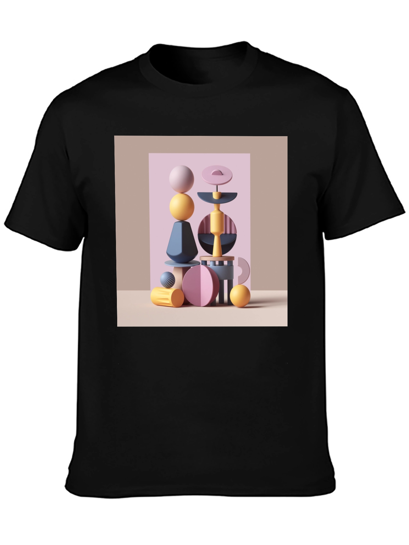 Abstract Shapes Graphic Tee - Modern Art Shirt