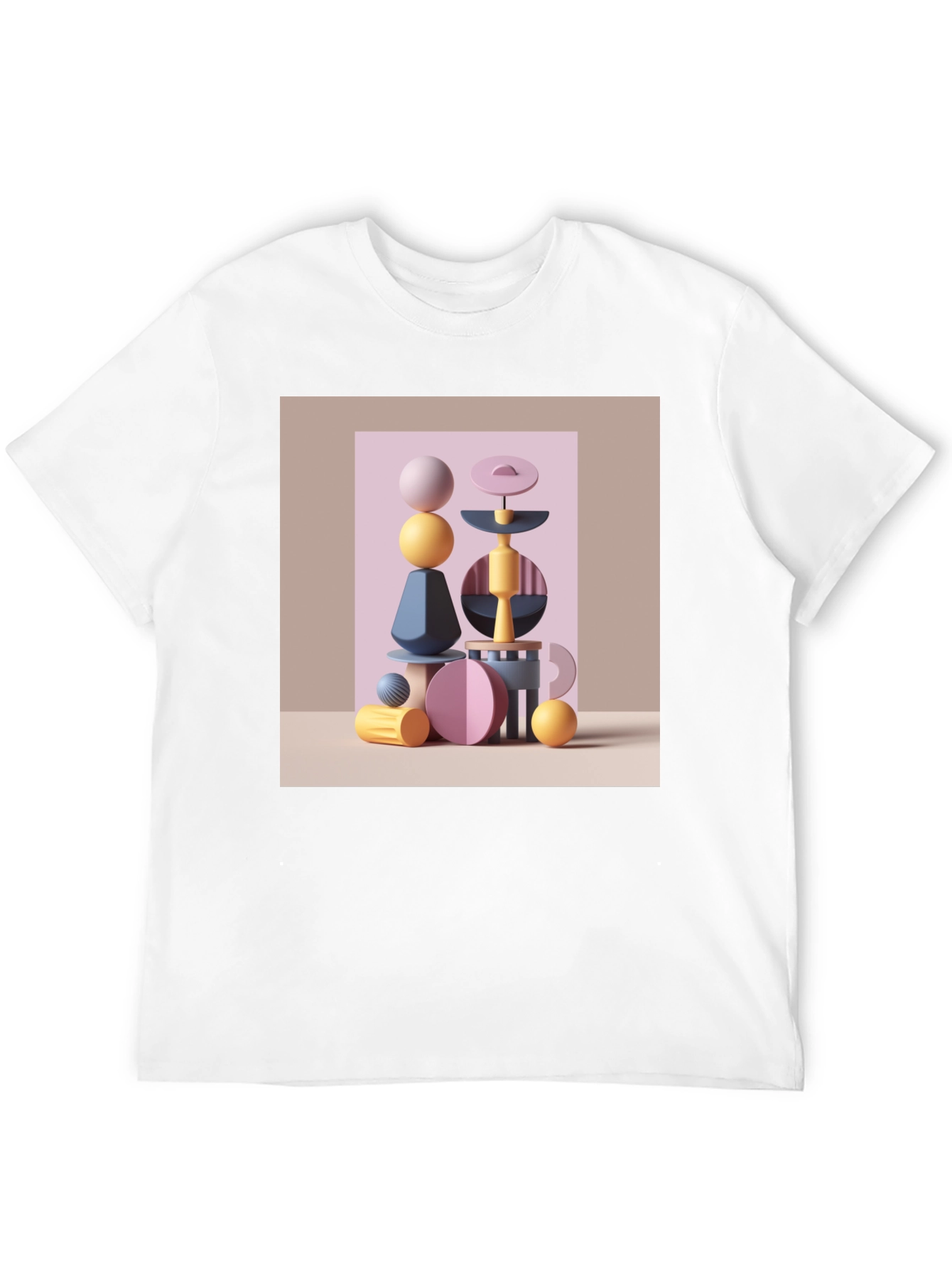 Abstract Shapes Graphic Tee - Modern Art Shirt