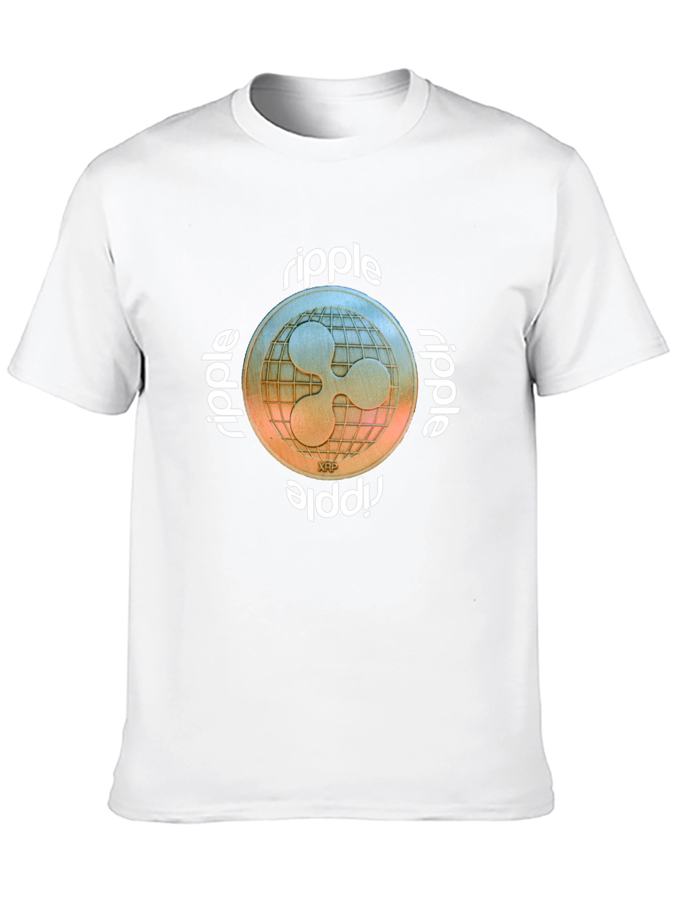 Ripple XRP Crypto T-Shirt - Black Cryptocurrency Tee