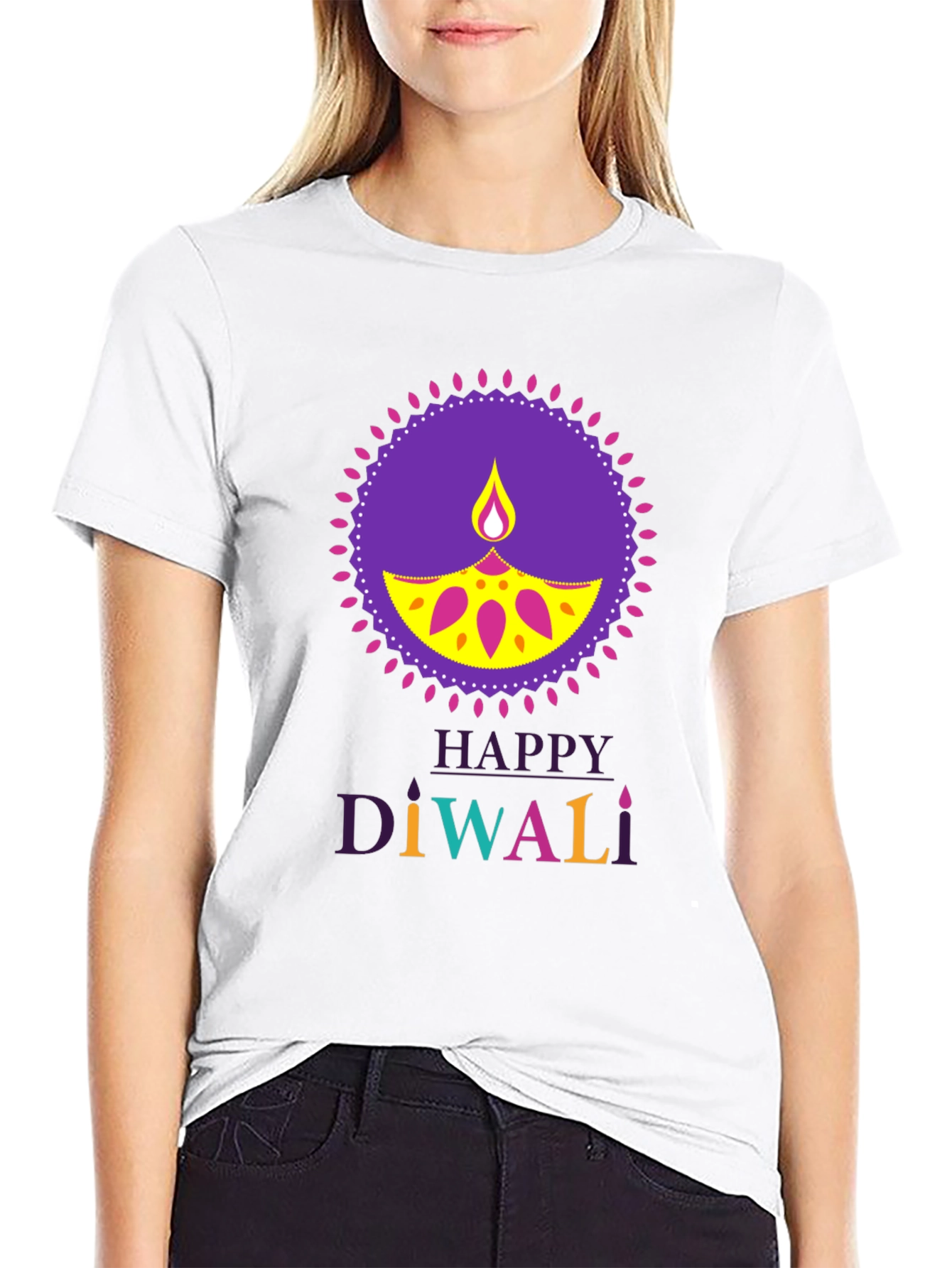Happy Diwali T-Shirt - Festive Celebration