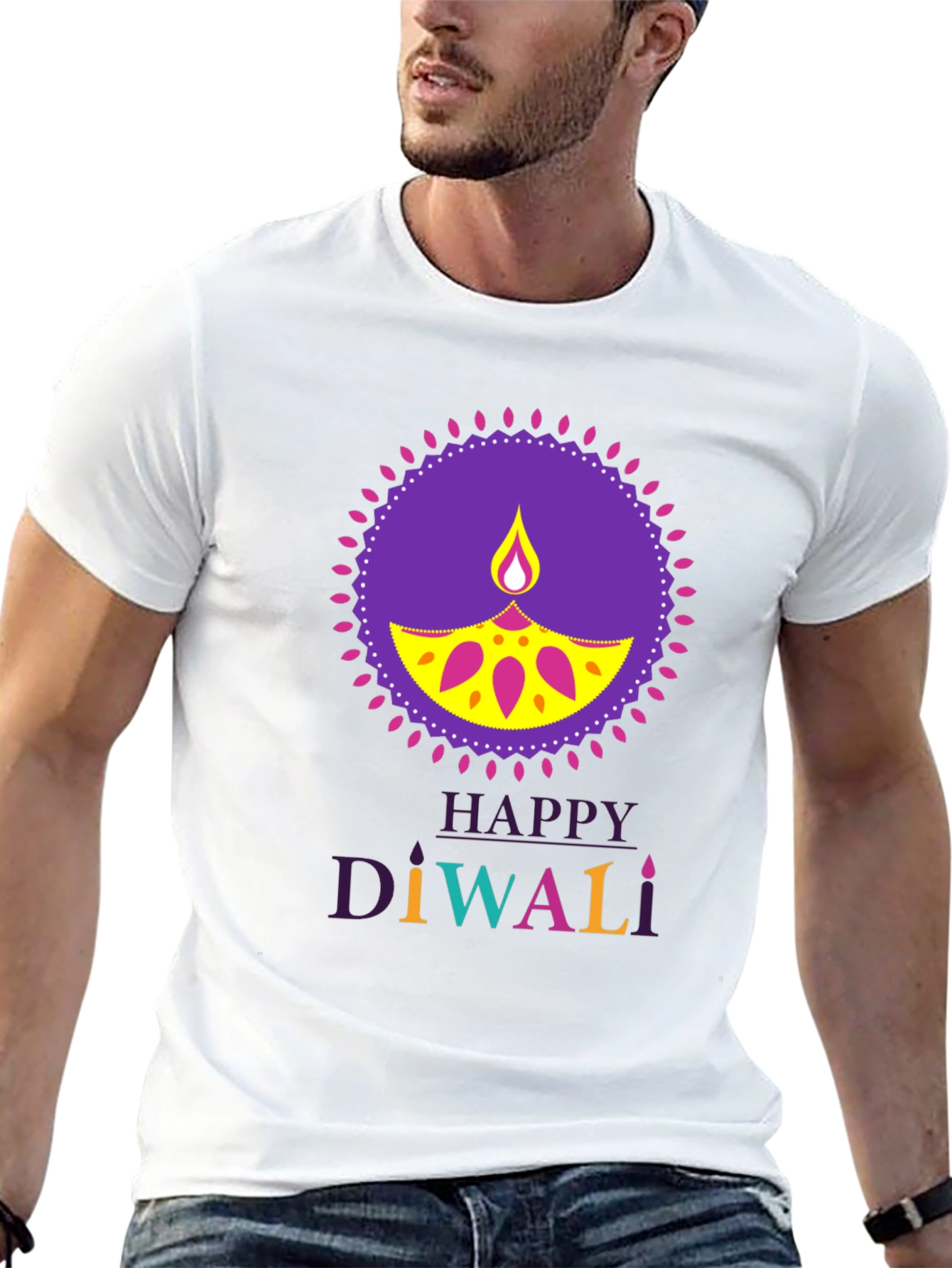 Happy Diwali T-Shirt - Festive Celebration