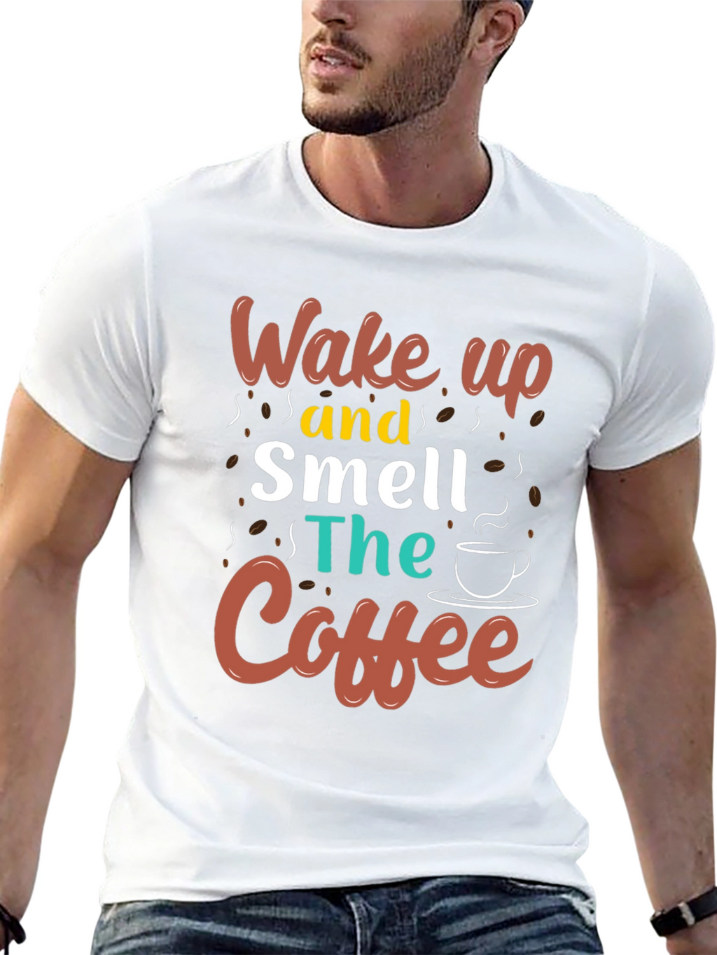 Wake Up and Smell the Coffee Graphic Tee