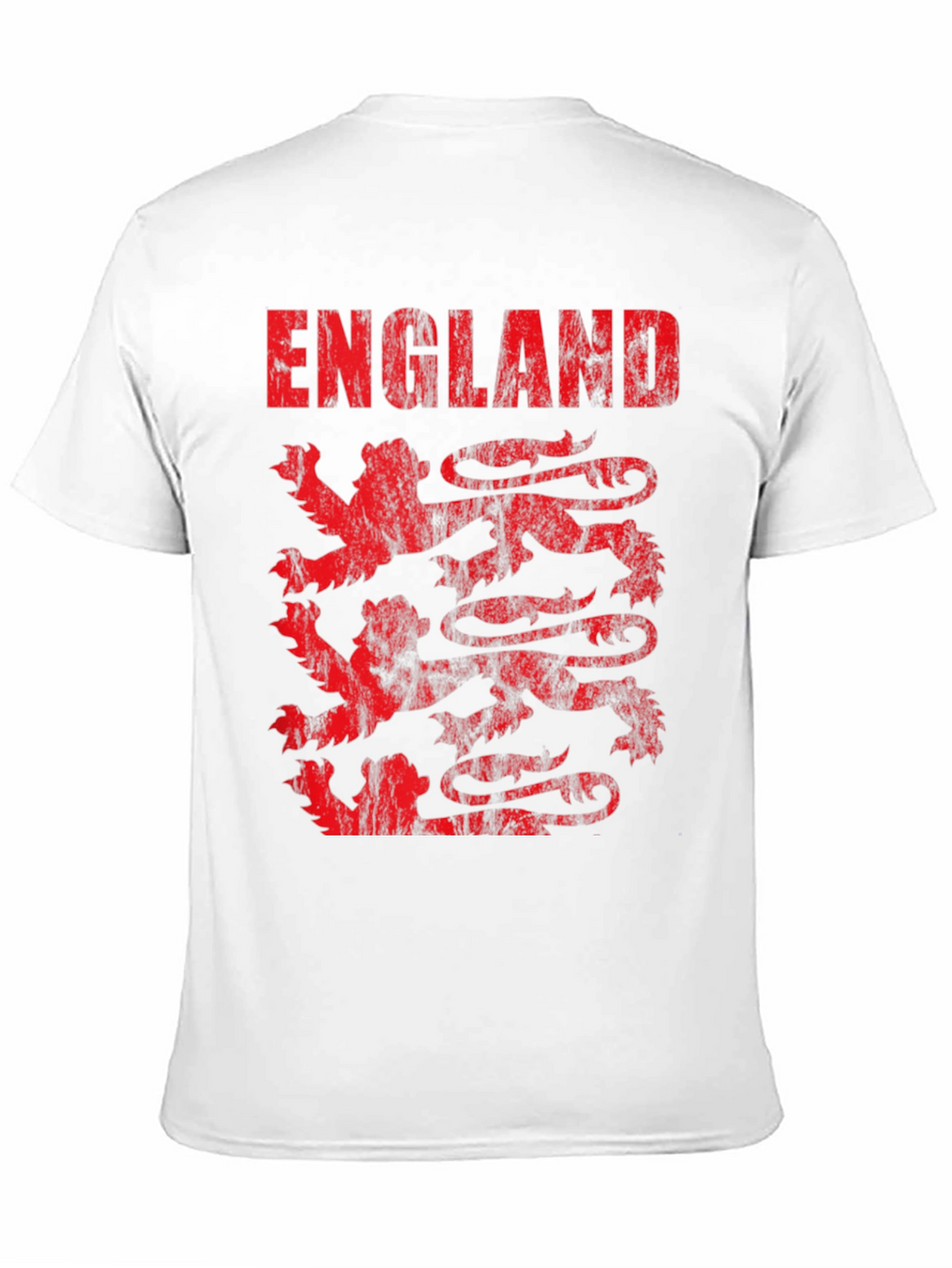England Lions T-Shirt - Distressed Graphic Tee