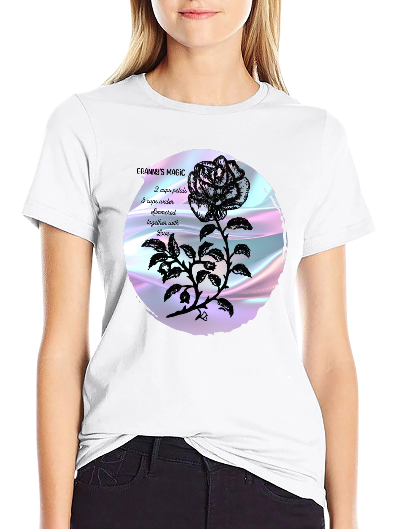 Grannys Magic Rose T-Shirt