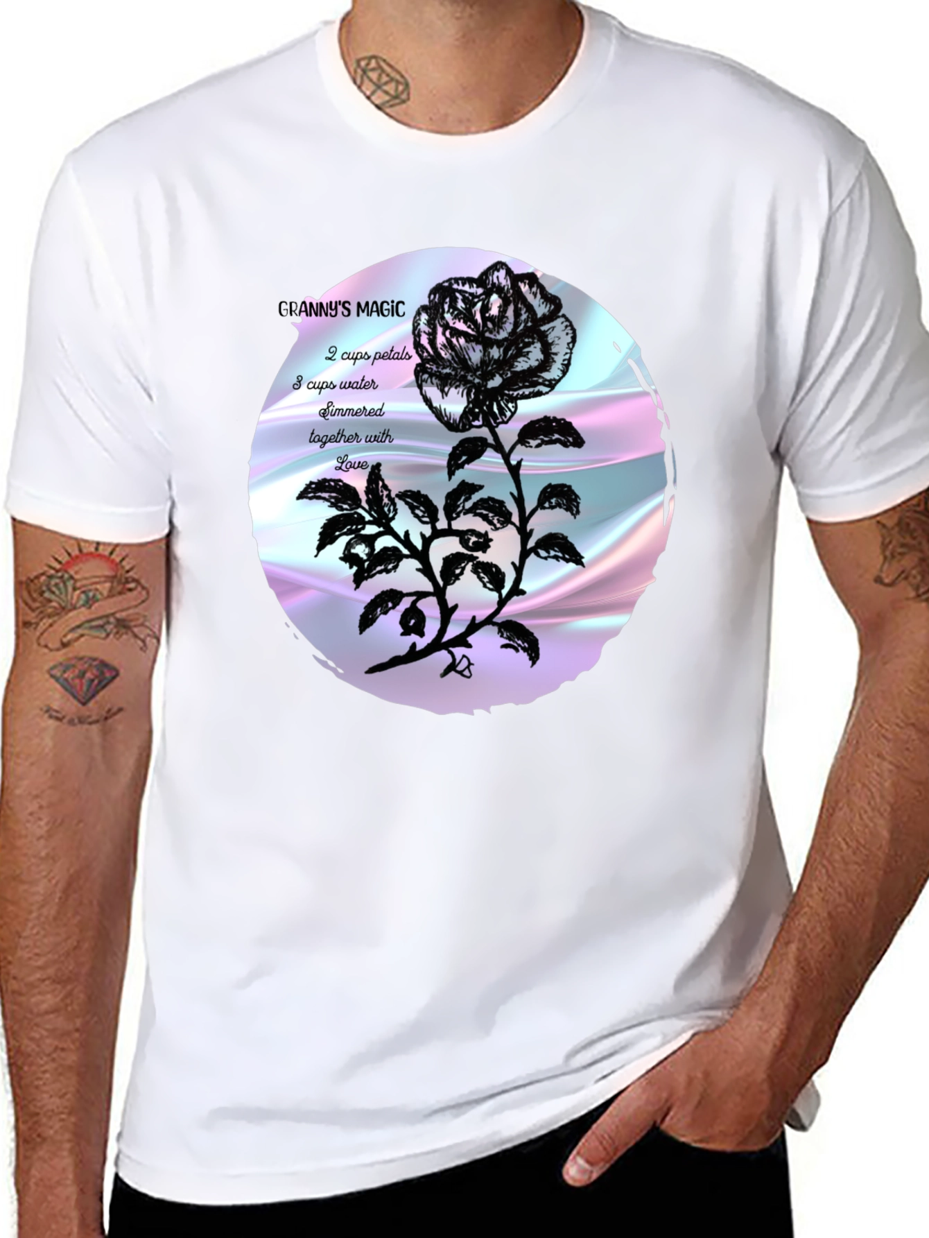 Grannys Magic Rose T-Shirt