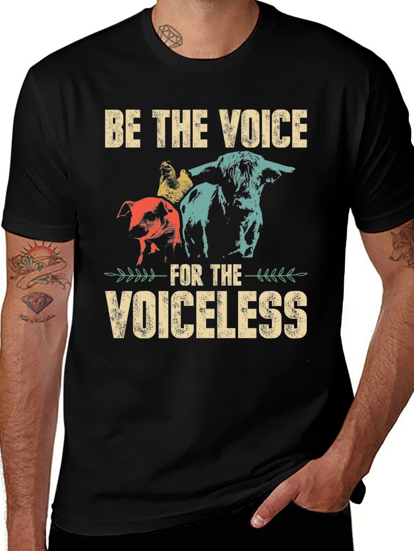 Be The Voice Vegan Graphic Tee