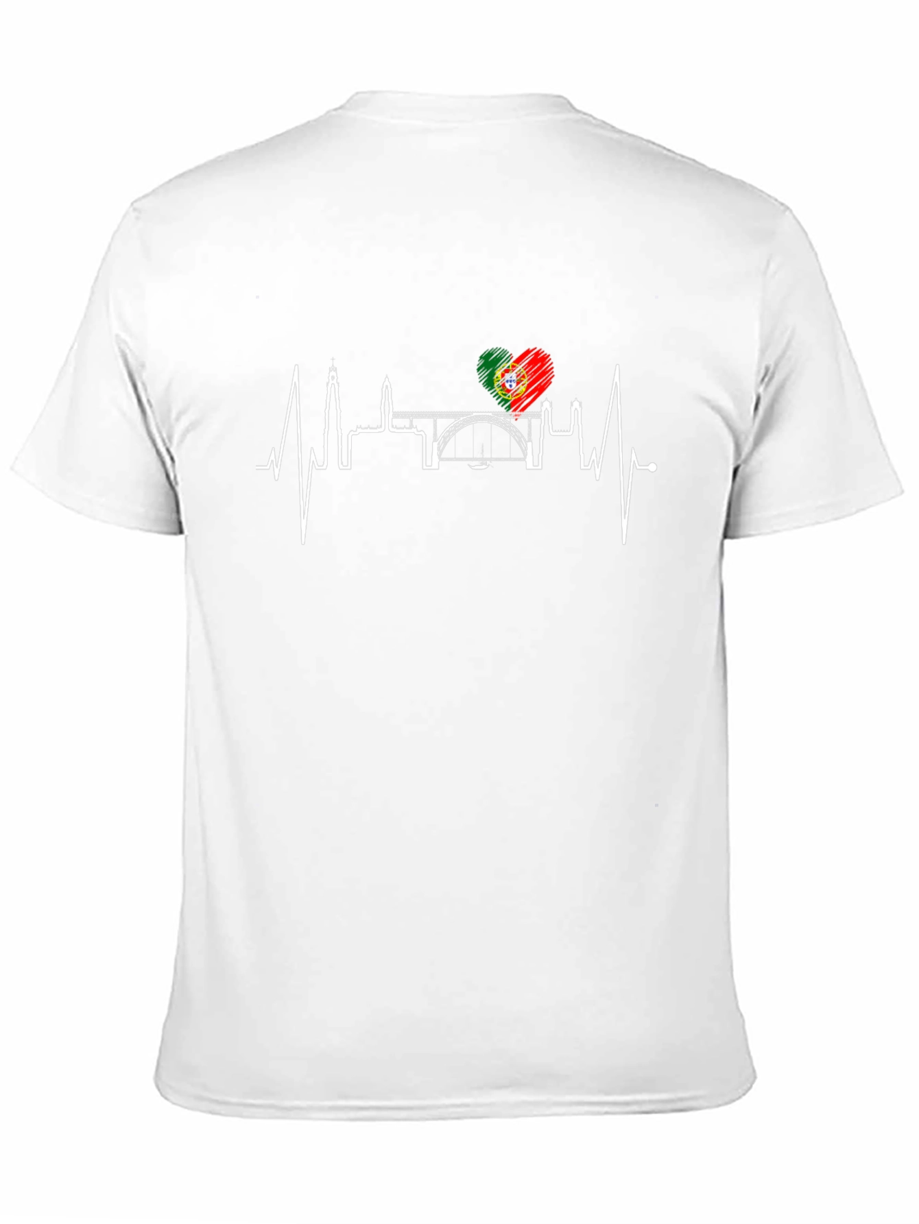 Portugal Heartbeat Cityscape T-Shirt
