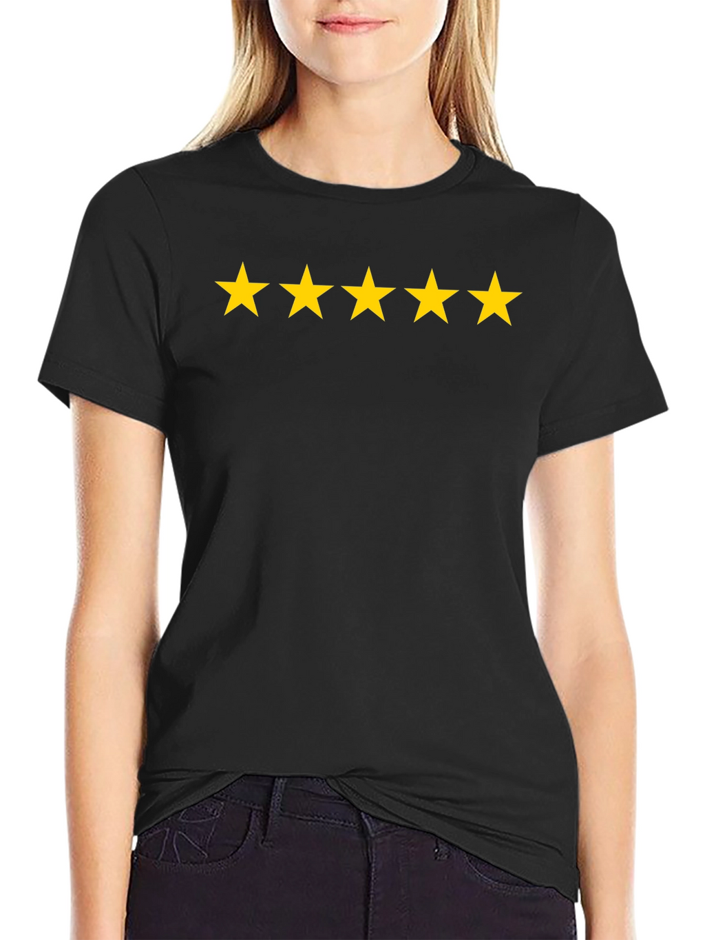 Five Star Review Black T-Shirt
