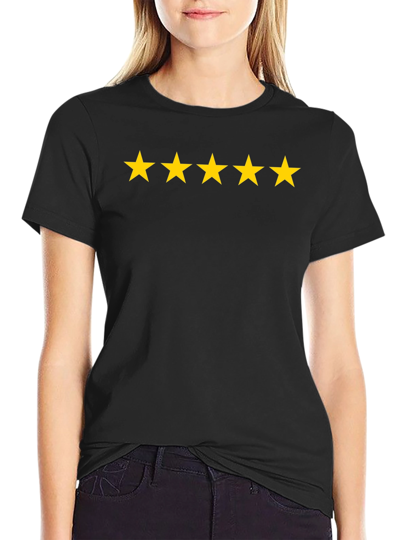Five Star Review Black T-Shirt