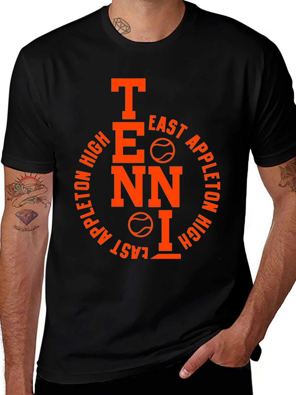 East Appleton High Tennis T-Shirt