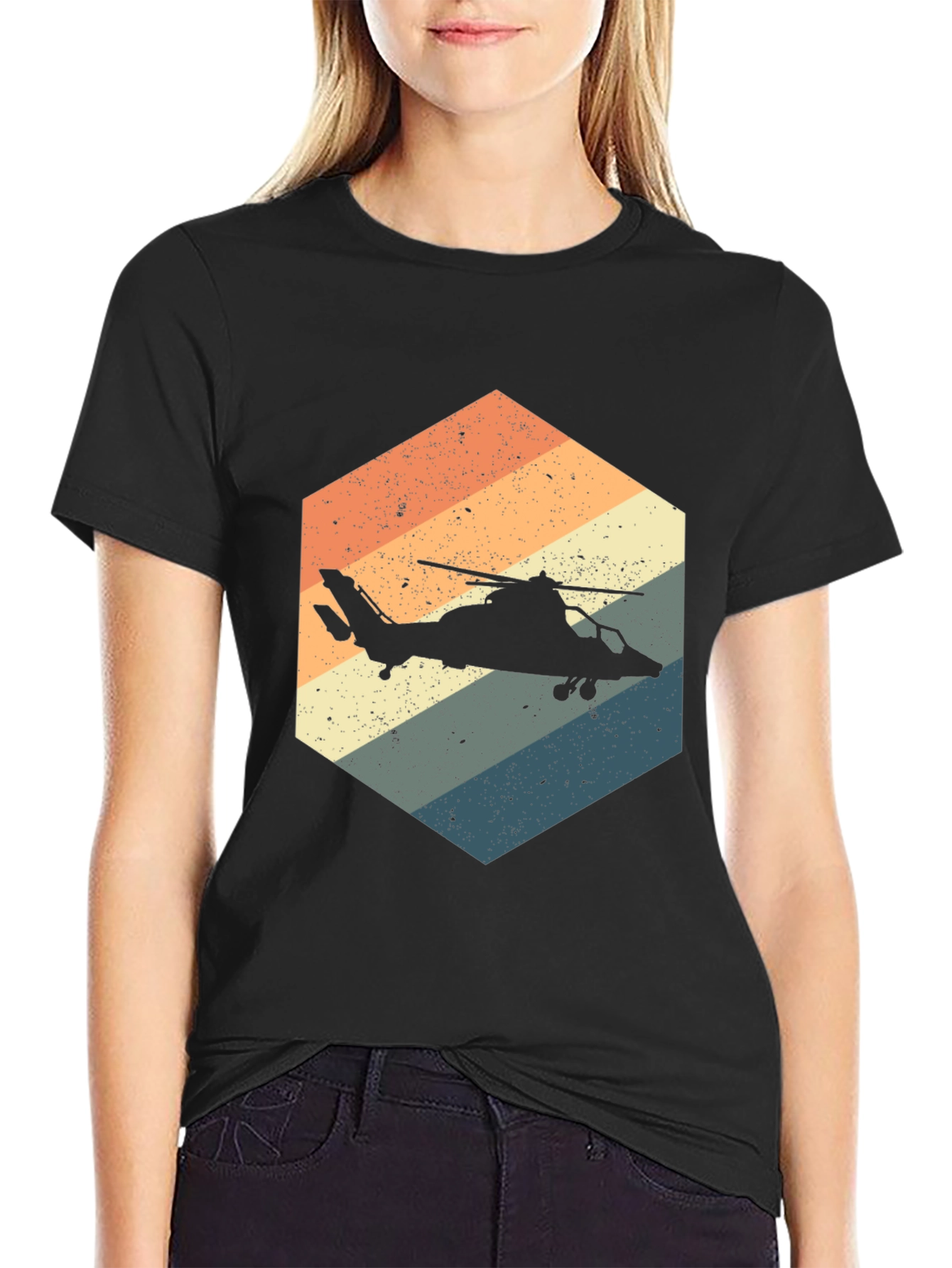 Vintage Helicopter Graphic Tee