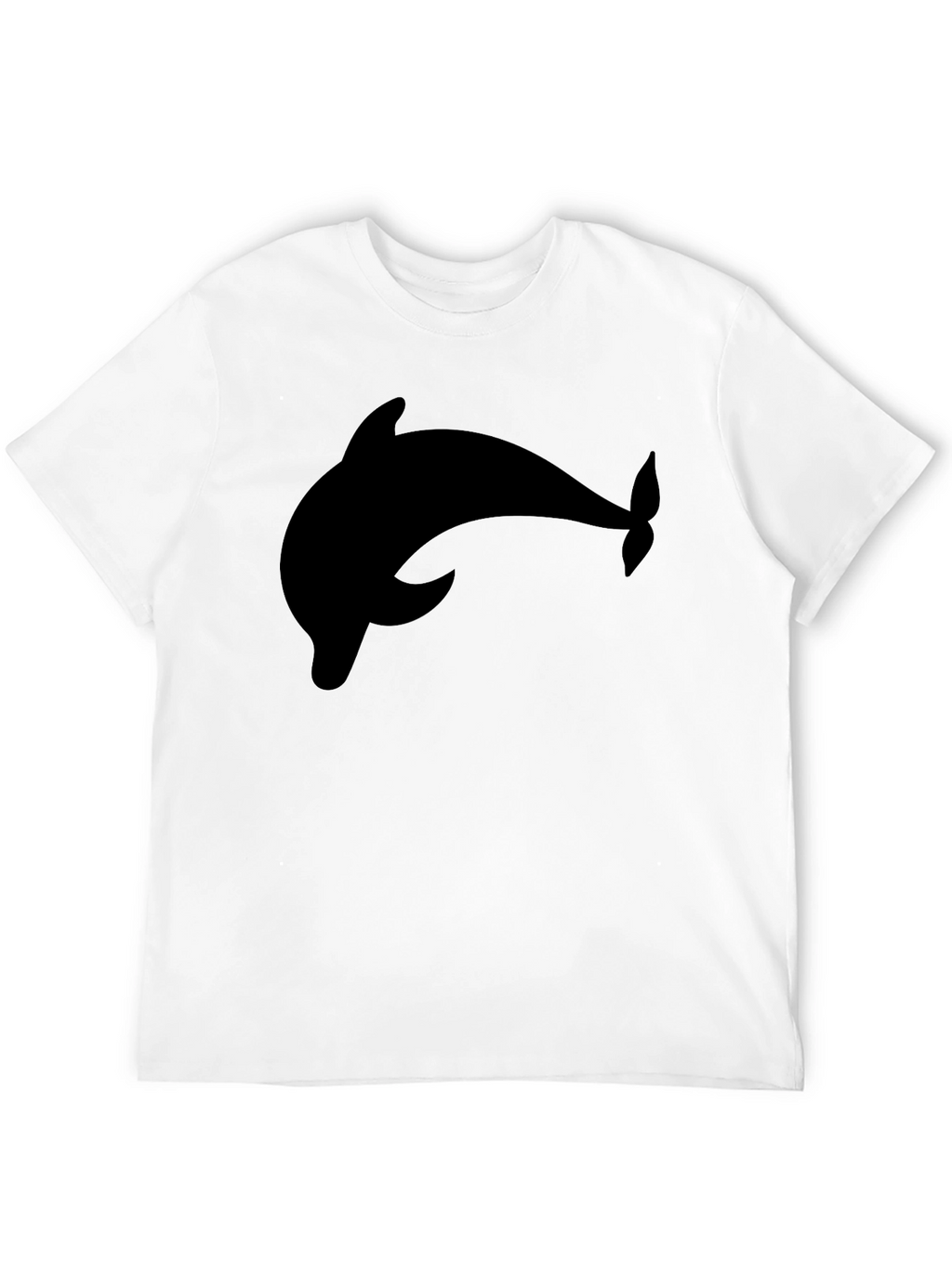 Black Dolphin Graphic Tee - Casual Style