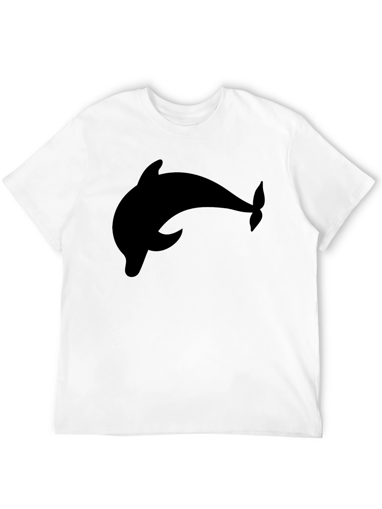 Black Dolphin Graphic Tee - Casual Style