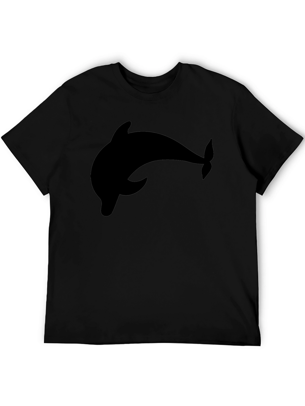 Black Dolphin Graphic Tee - Casual Style