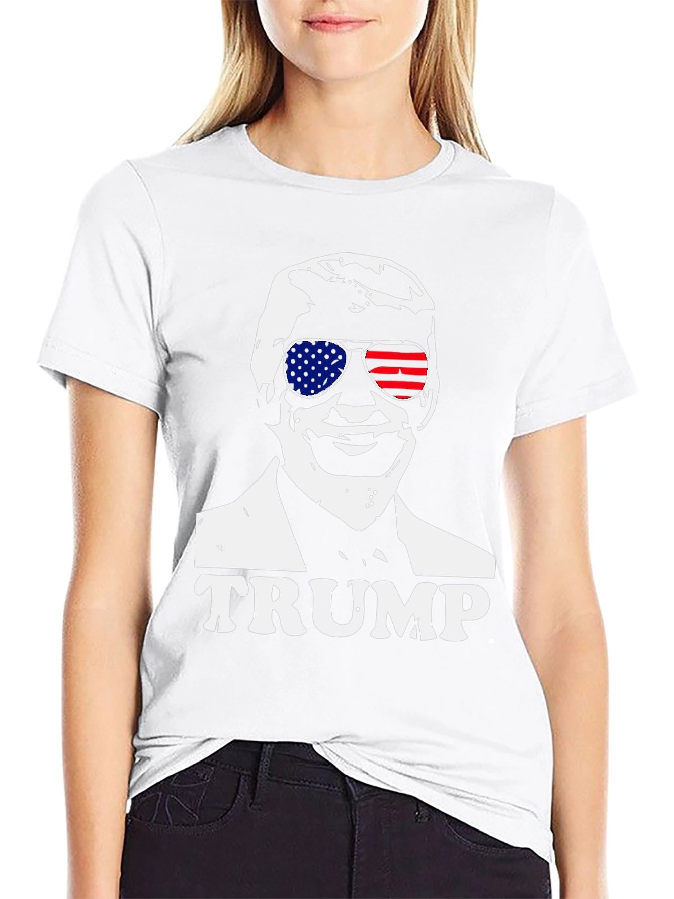Trump Sunglasses Graphic Tee - Patriotic Apparel