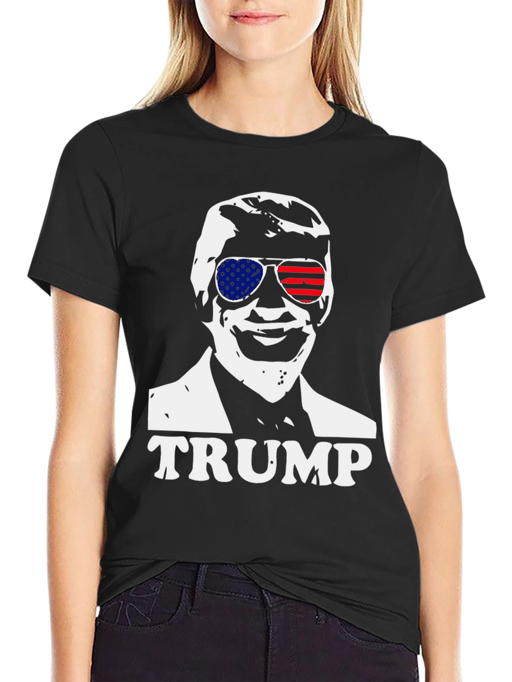 Trump Sunglasses Graphic Tee - Patriotic Apparel
