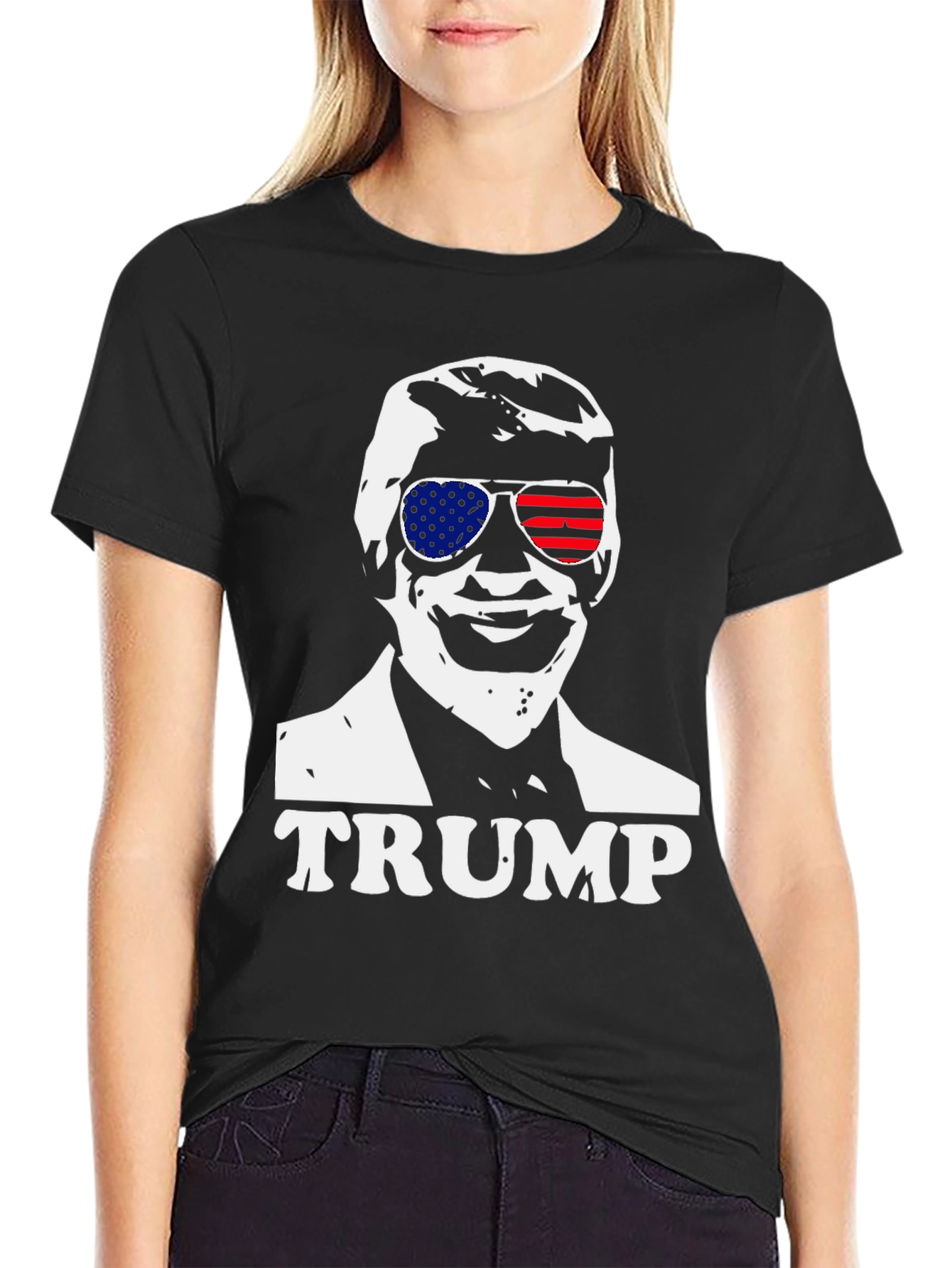Trump Sunglasses Graphic Tee - Patriotic Apparel