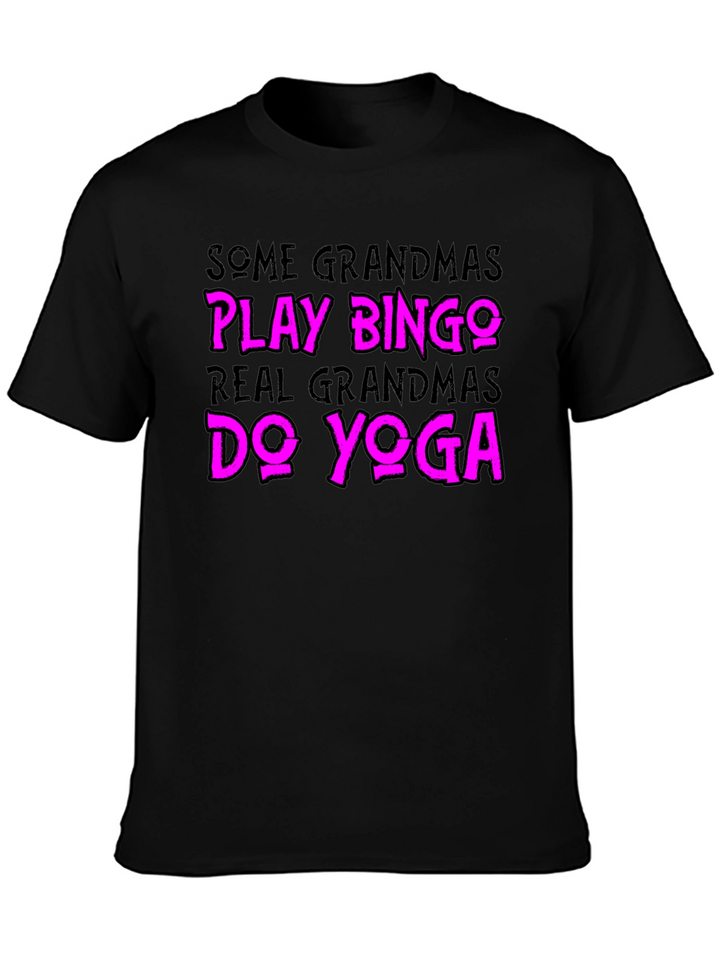 Funny Grandmas Do Yoga Graphic Tee