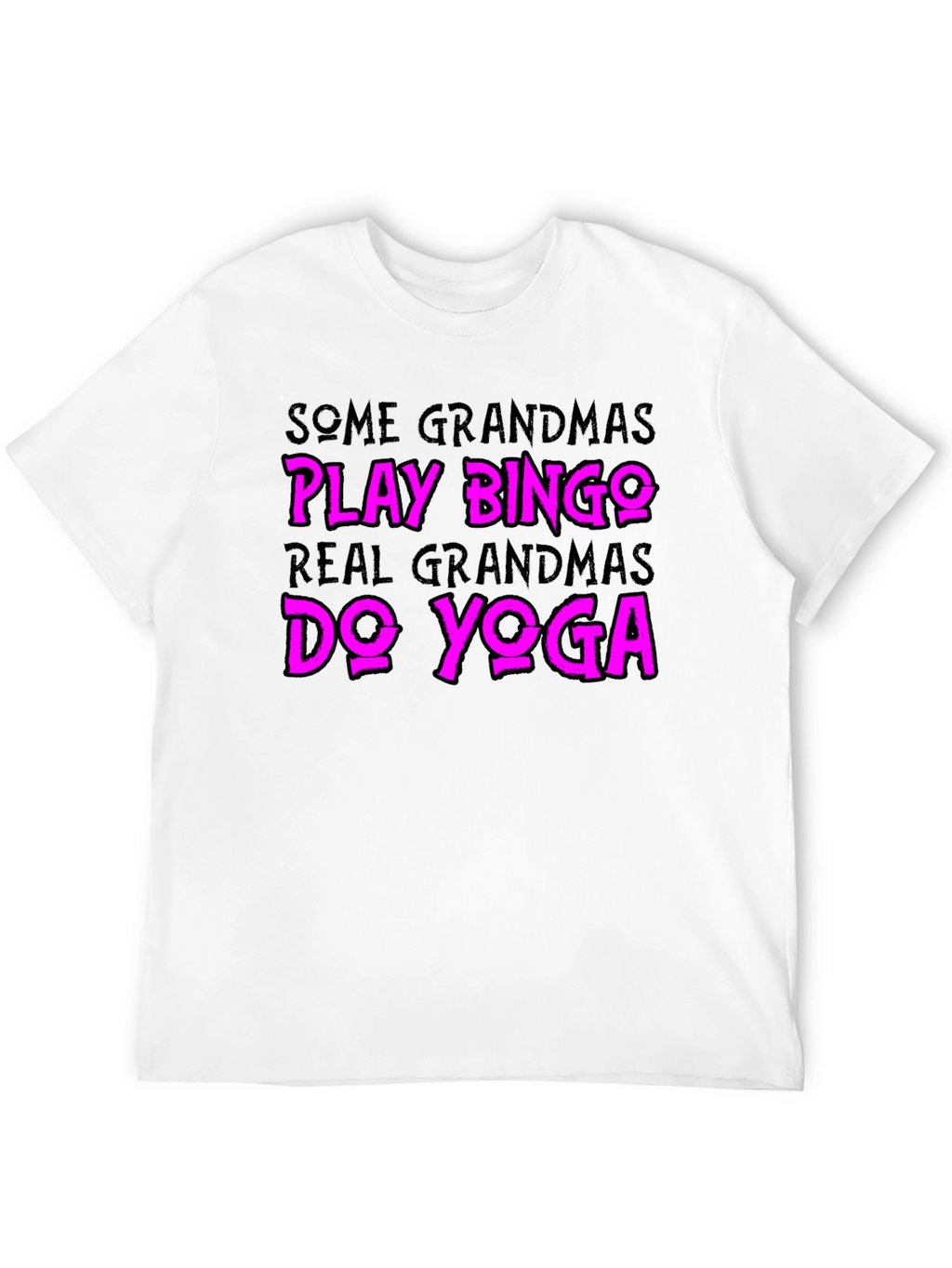 Funny Grandmas Do Yoga Graphic Tee