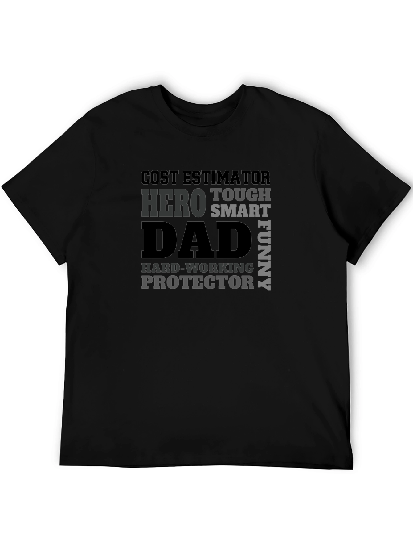 Dad Hero Black T-Shirt